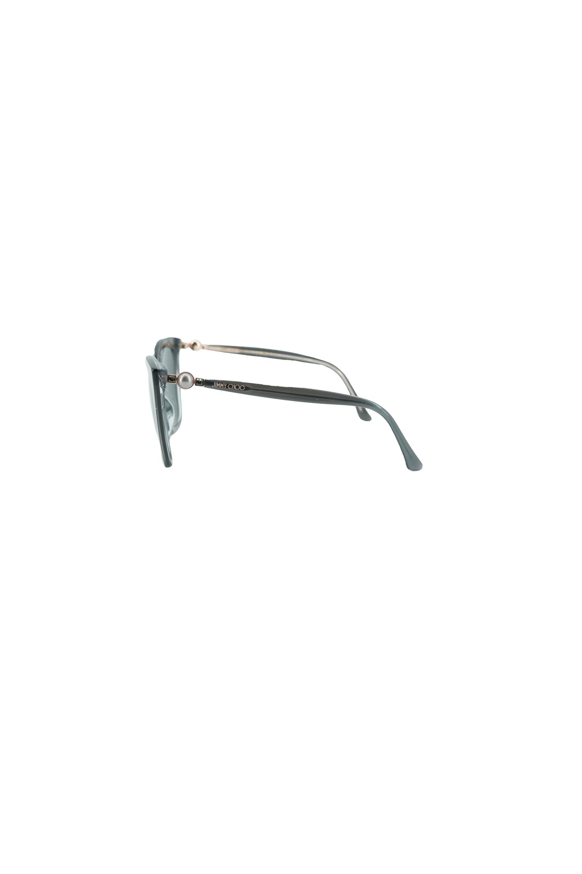Jimmy Choo gray Rua sunglasses *case*