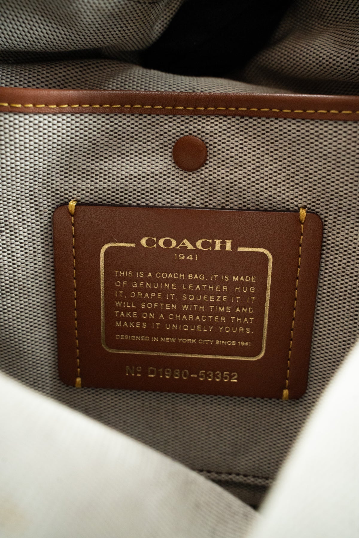 Coach black leather Harmony shoulder bag 53352
