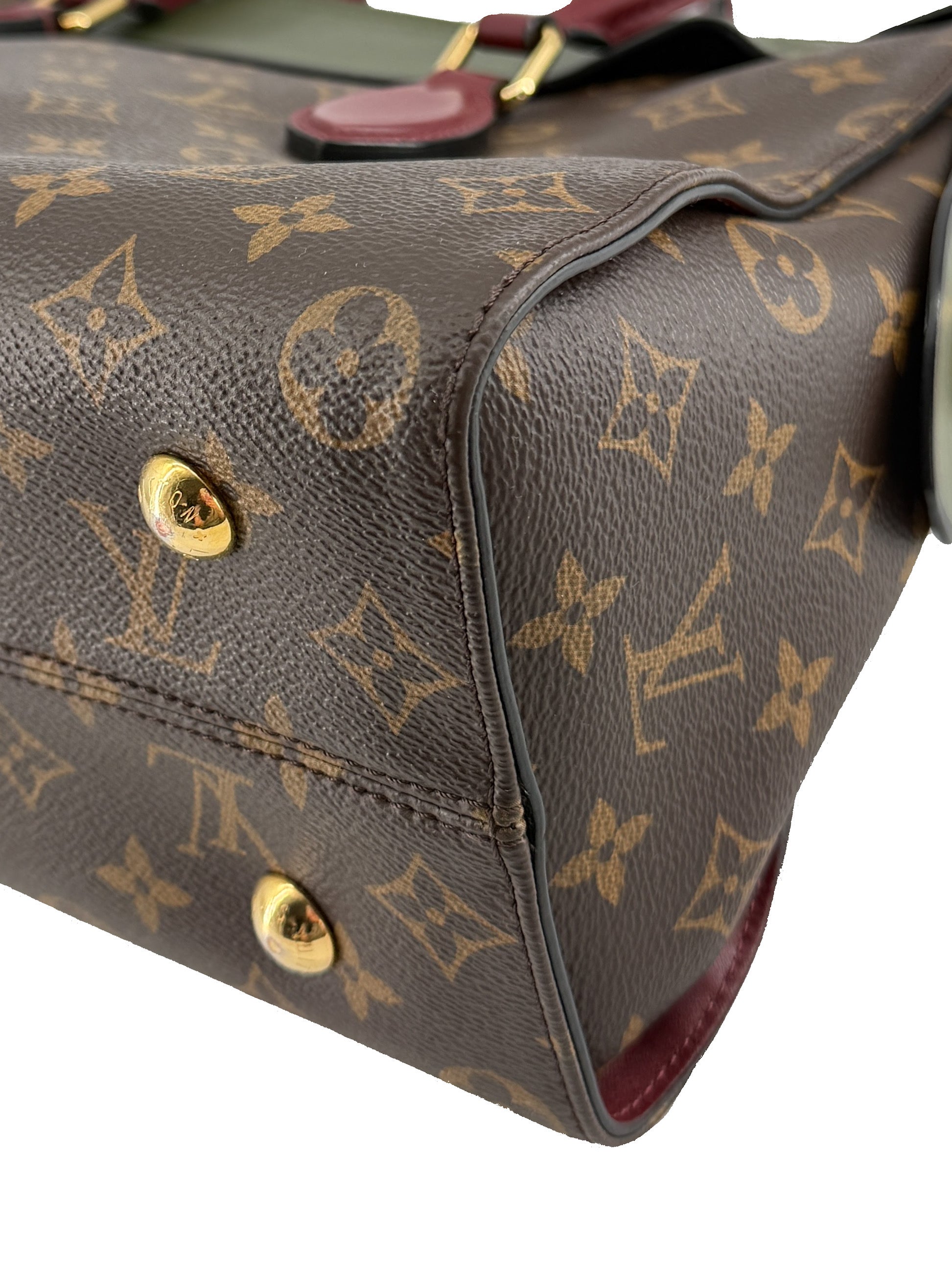 Louis Vuitton monogram green, burgundy Tuileries AA2128