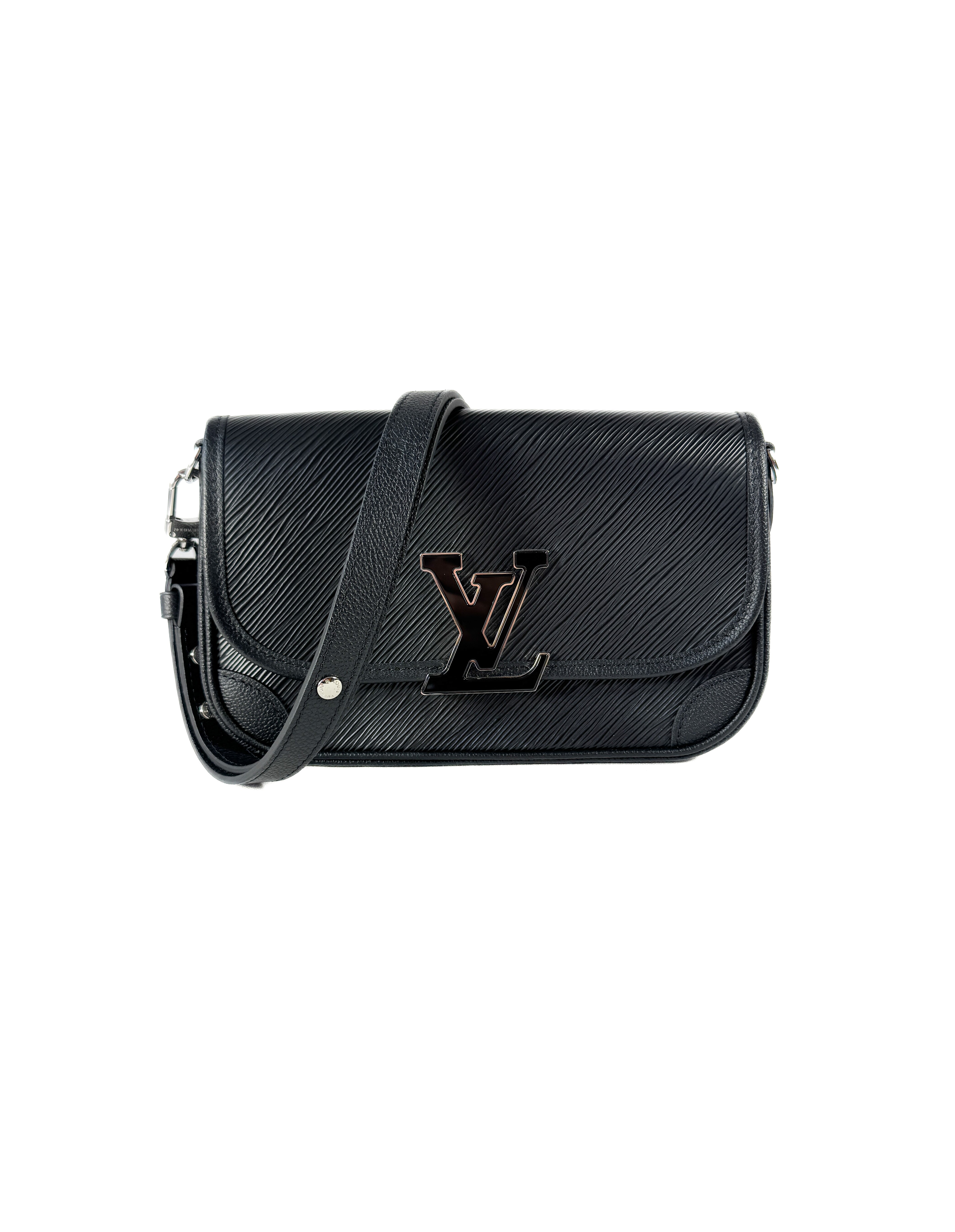 Louis Vuitton black epi leather Buci NFC