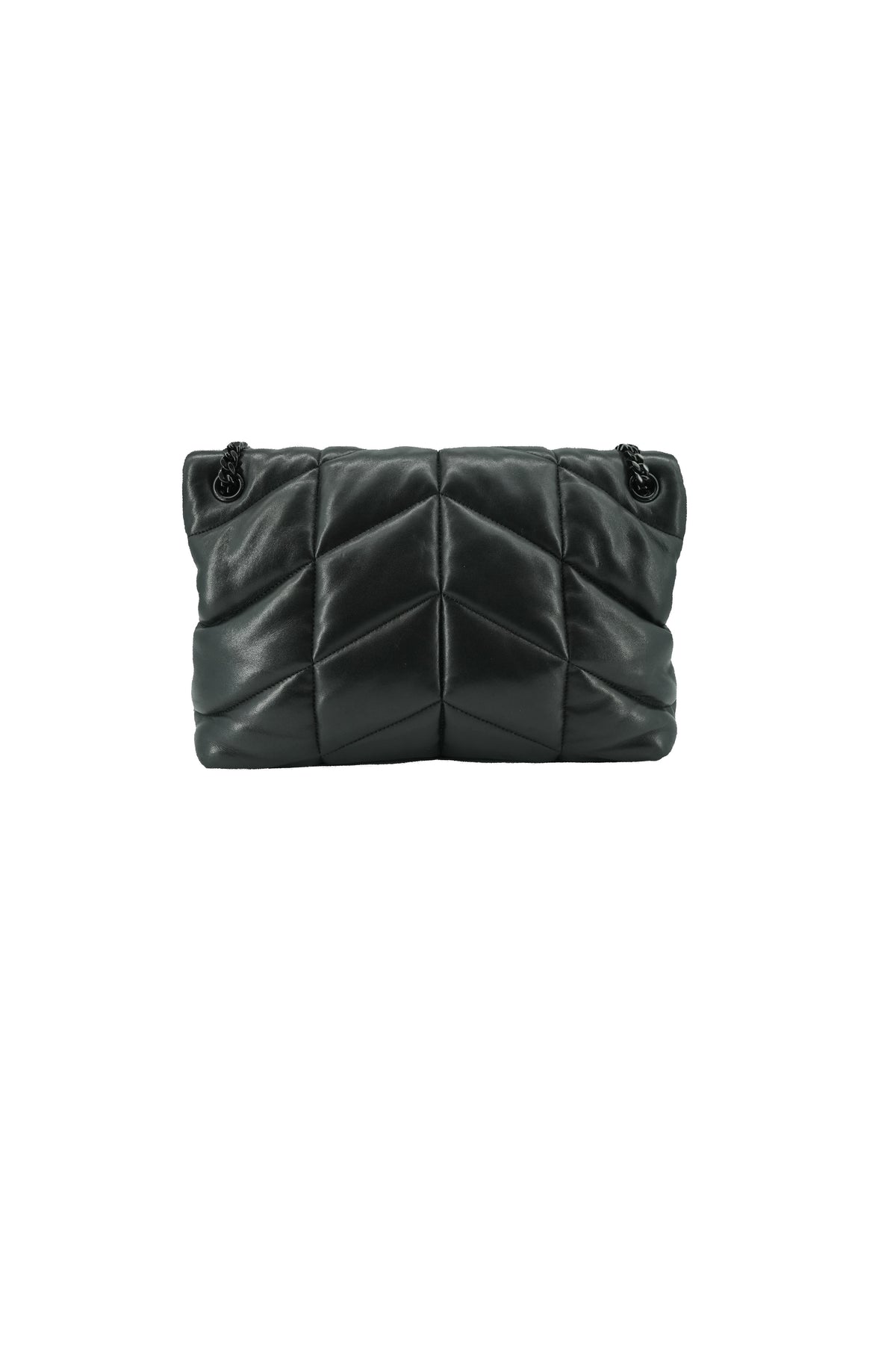 Saint Laurent Loulou black puffer shoulder bag VTM577475-0322