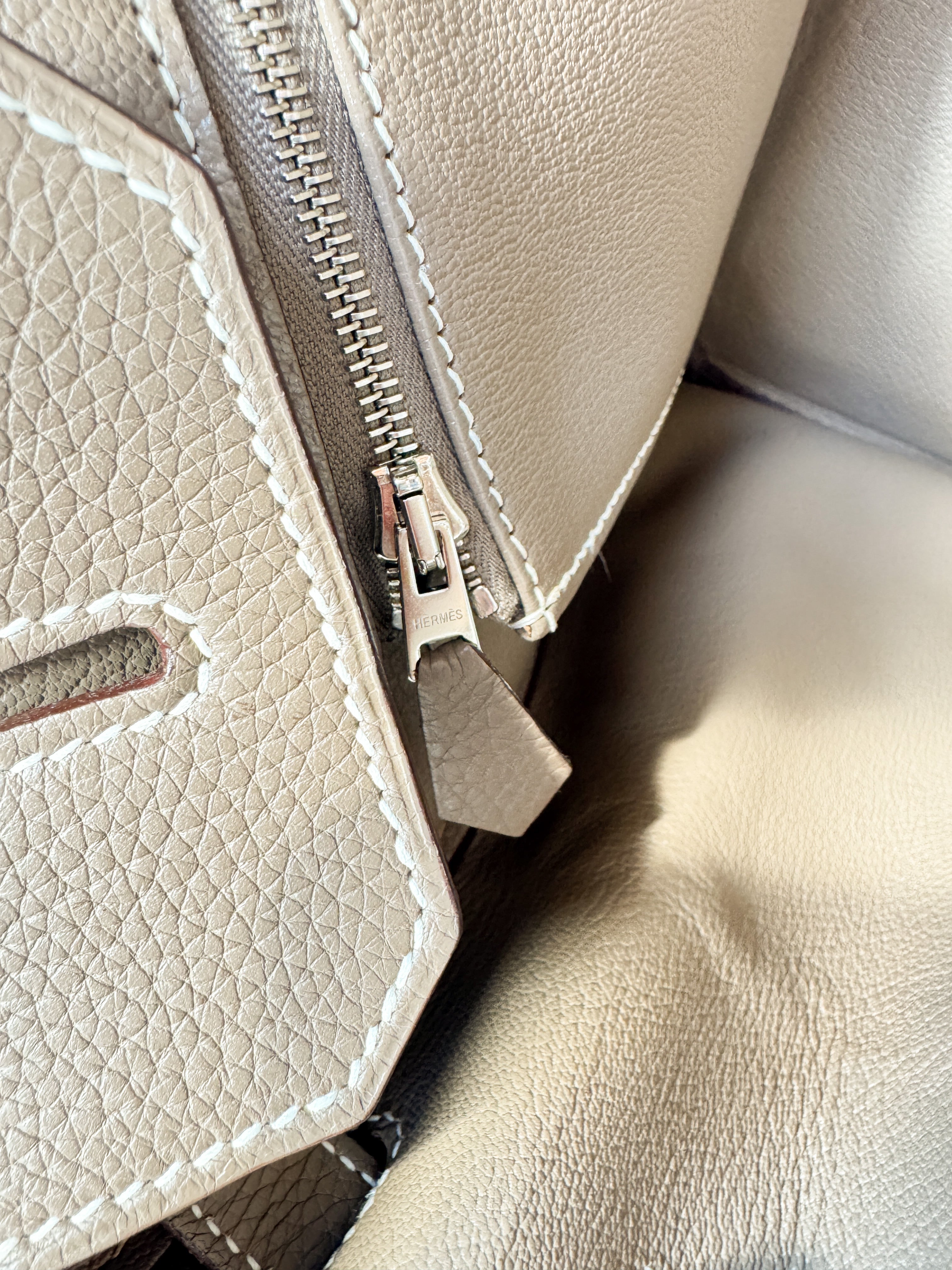 Hermès togo Birkin 35 Etoupe