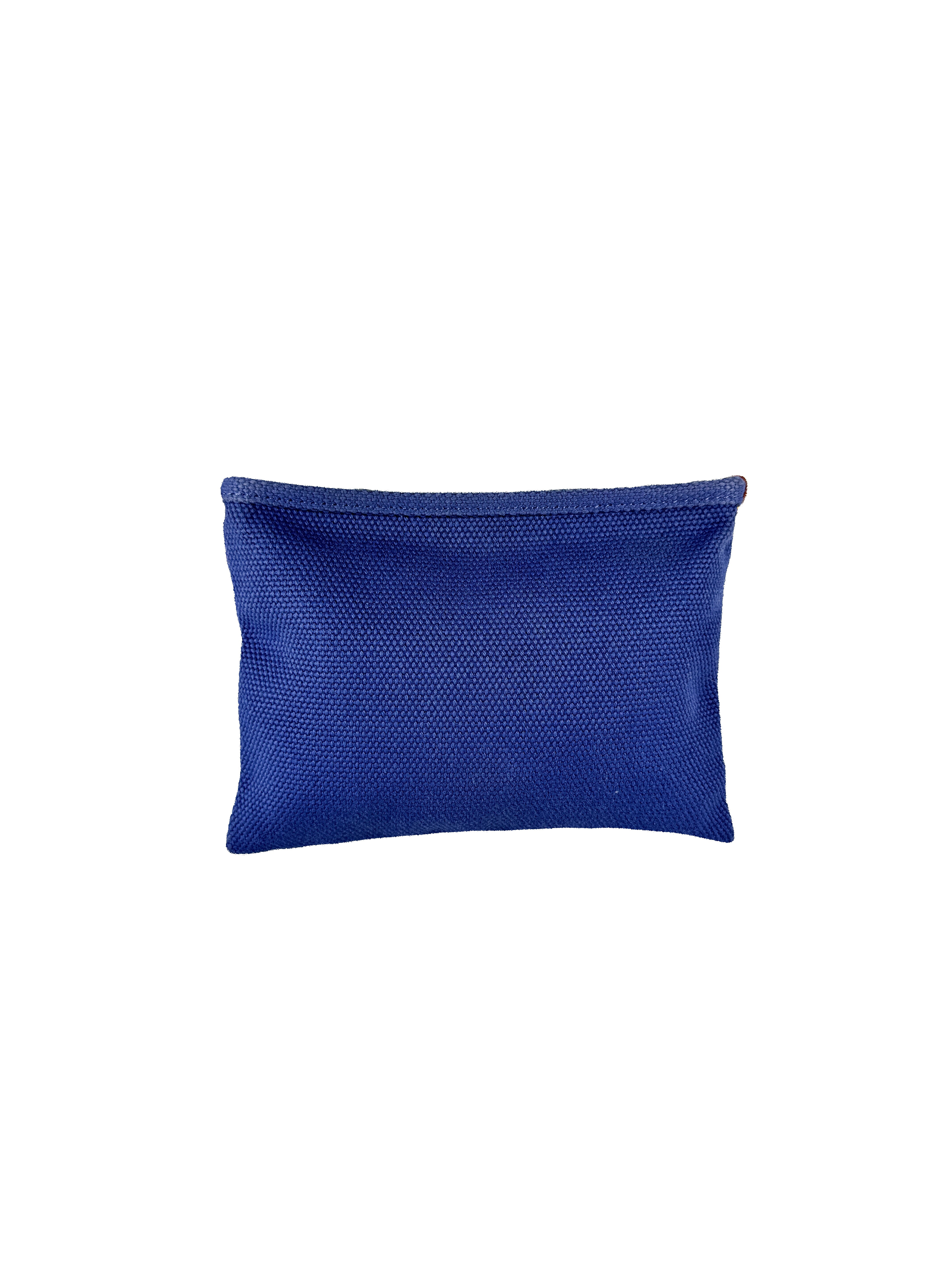 Louis Vuitton blue canvas Antigua wristlet SP0036