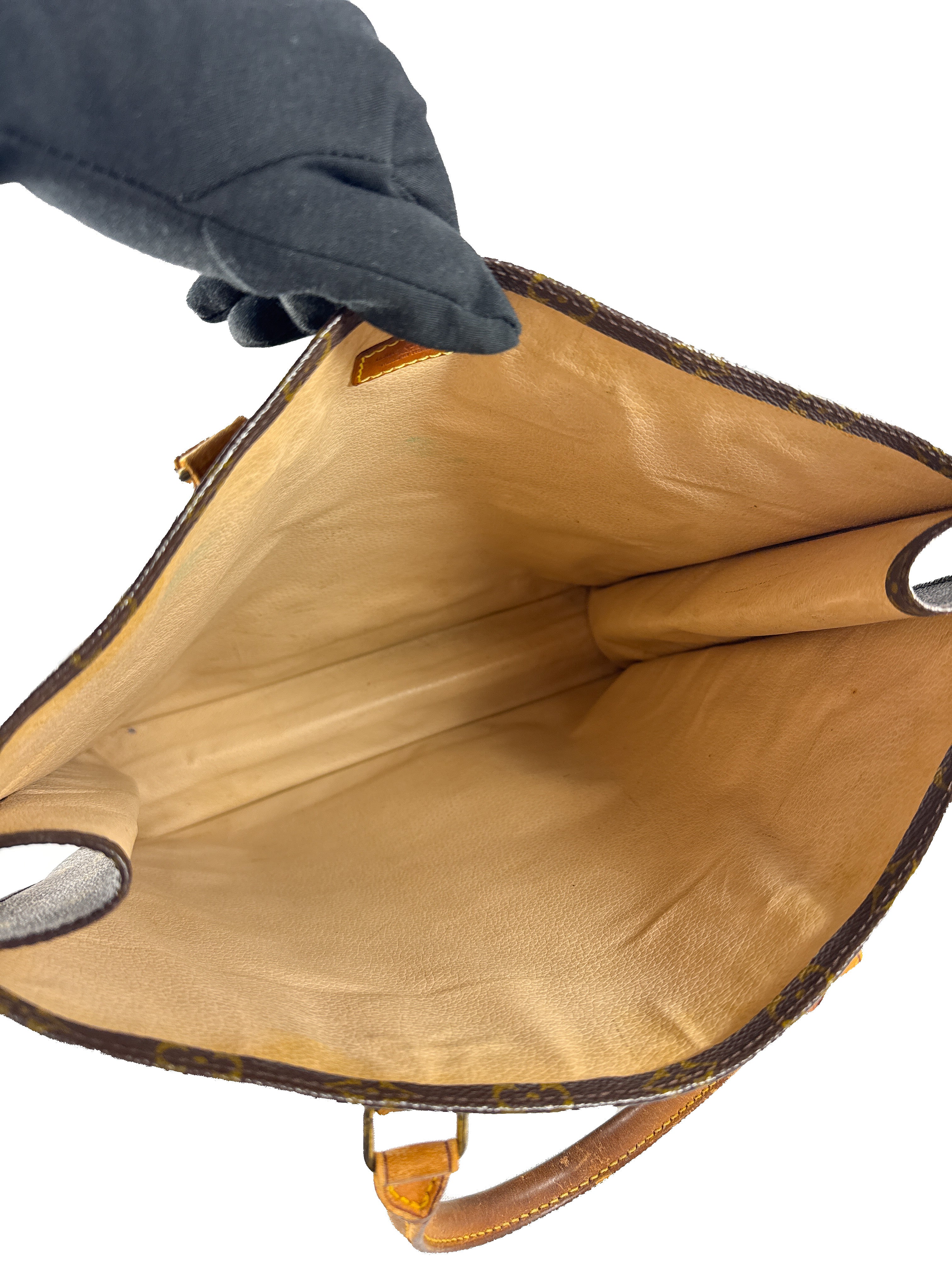 Louis Vuitton monogram Sac Plat tote 862