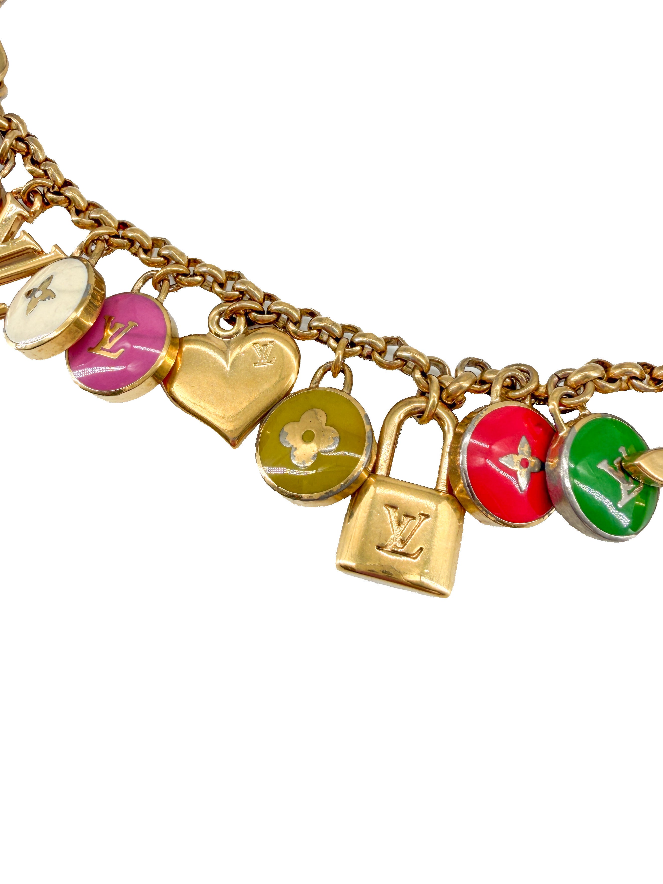 Louis Vuitton Porte Cles Chainne Pastille bag charm