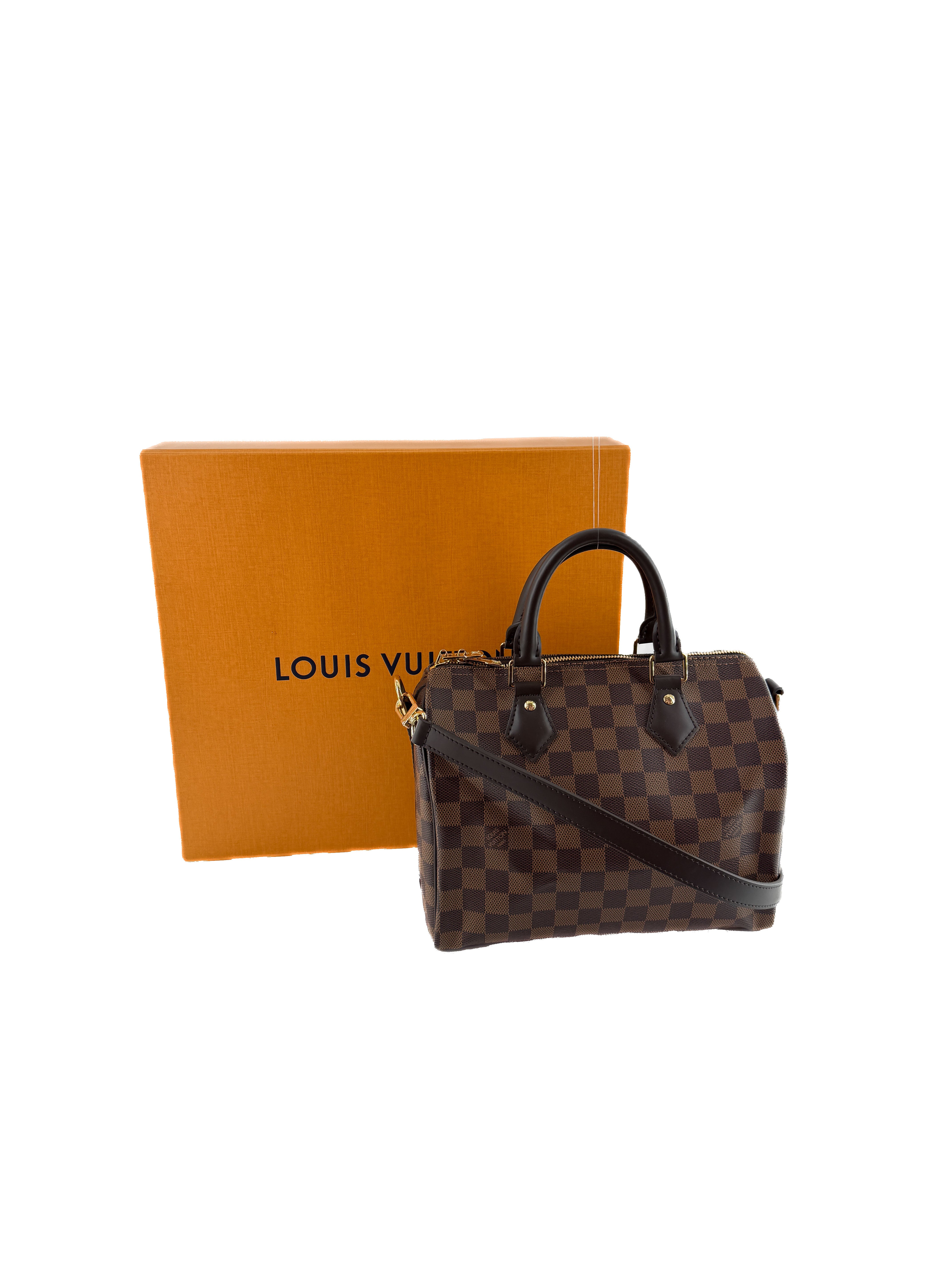 Louis Vuitton damier ebene Speedy 25 bandouliere NFC