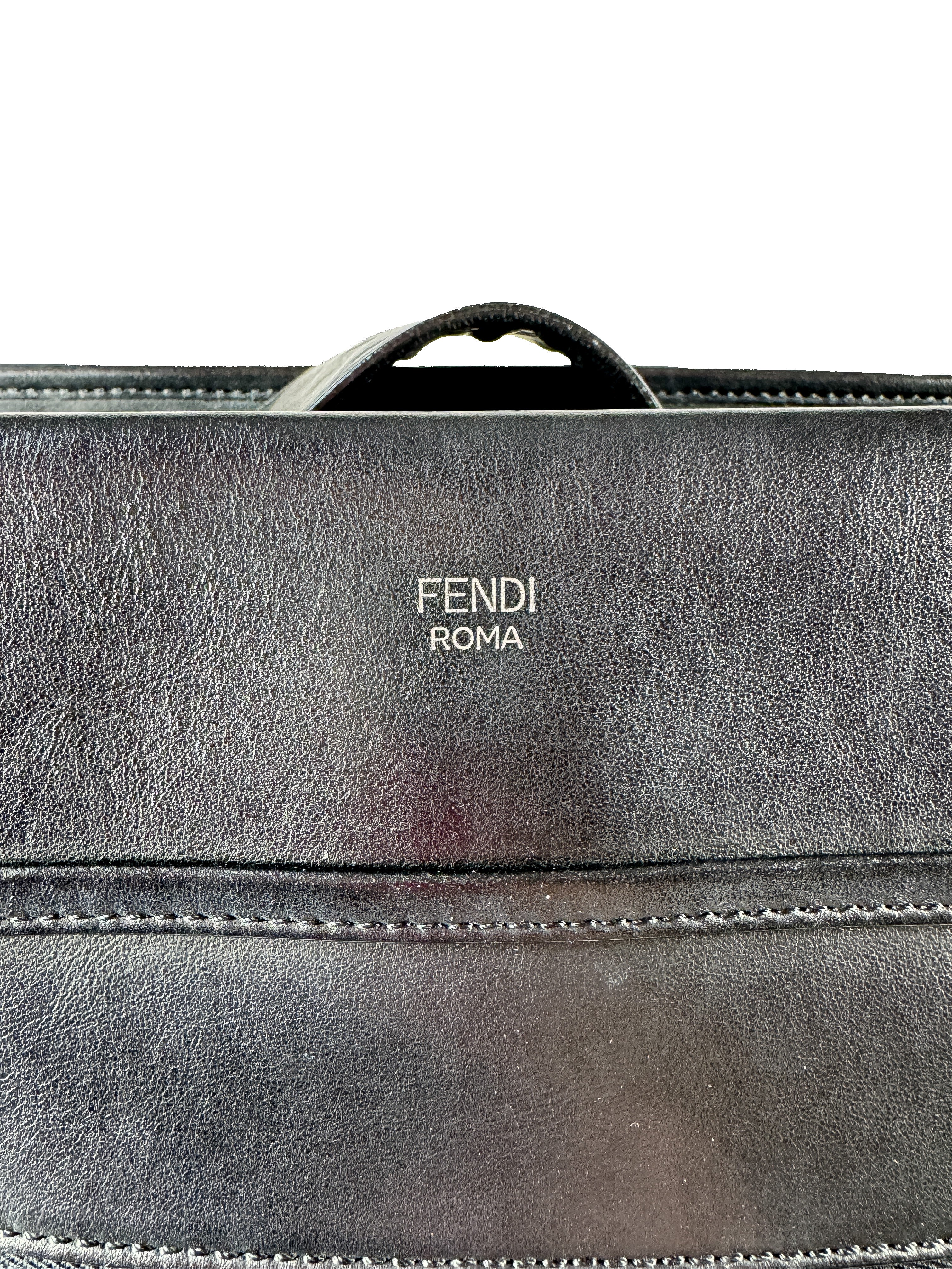 Fendi black leather medium Runaway bag 8BH34321H1798465