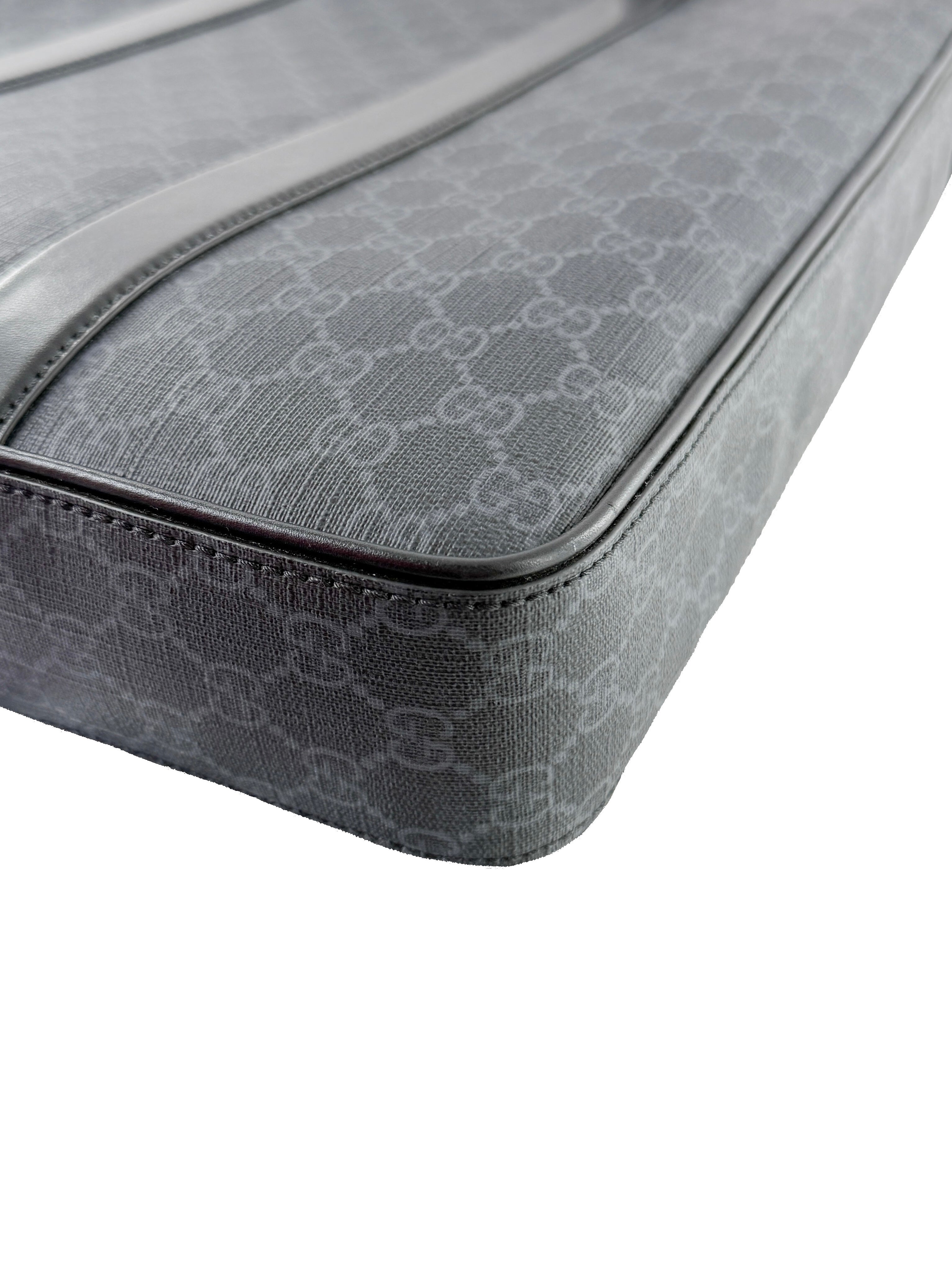 Gucci black GG Supreme vertical tote 794918-520981