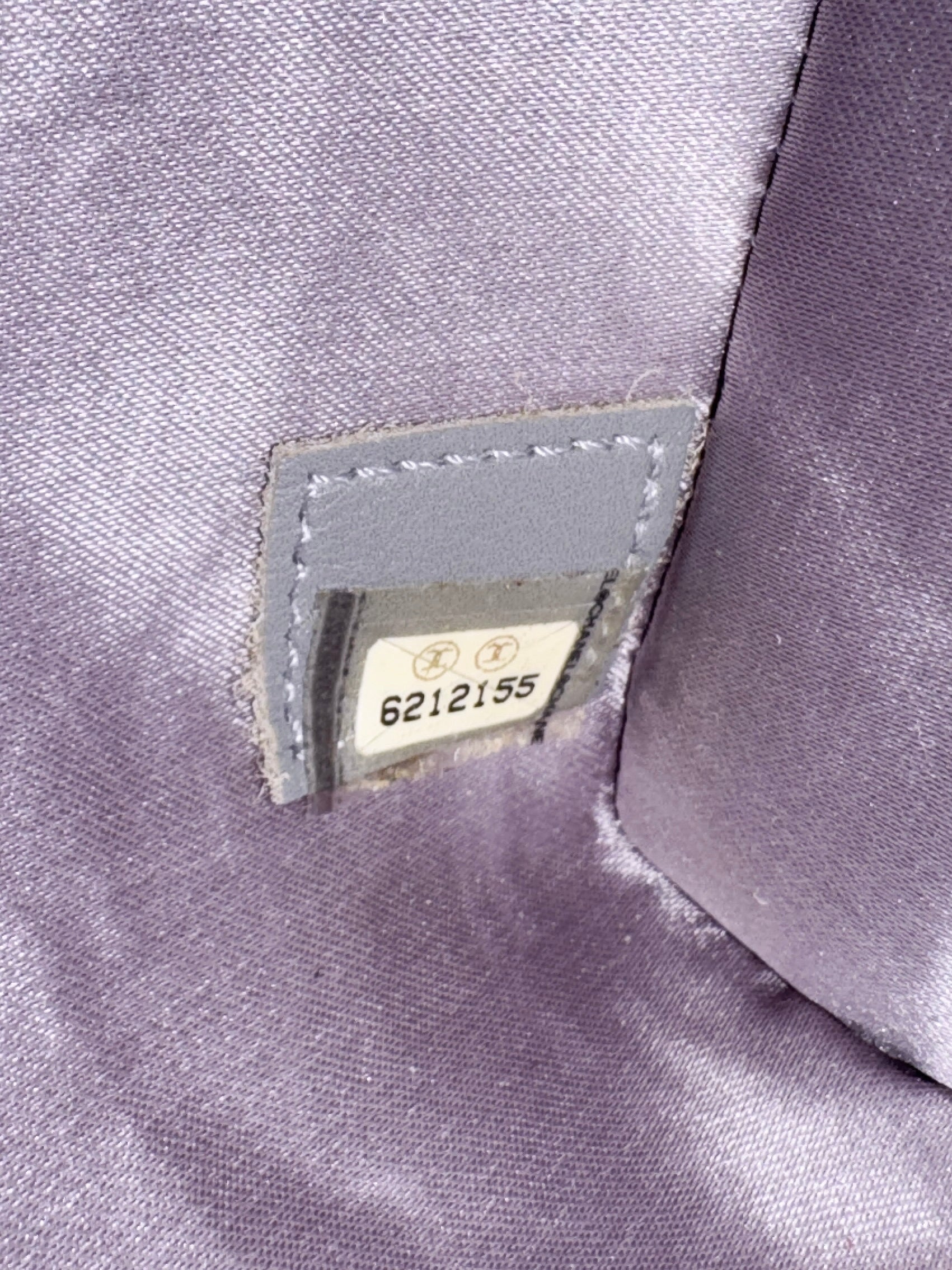 Chanel gray suede fringe mini tote 6212155