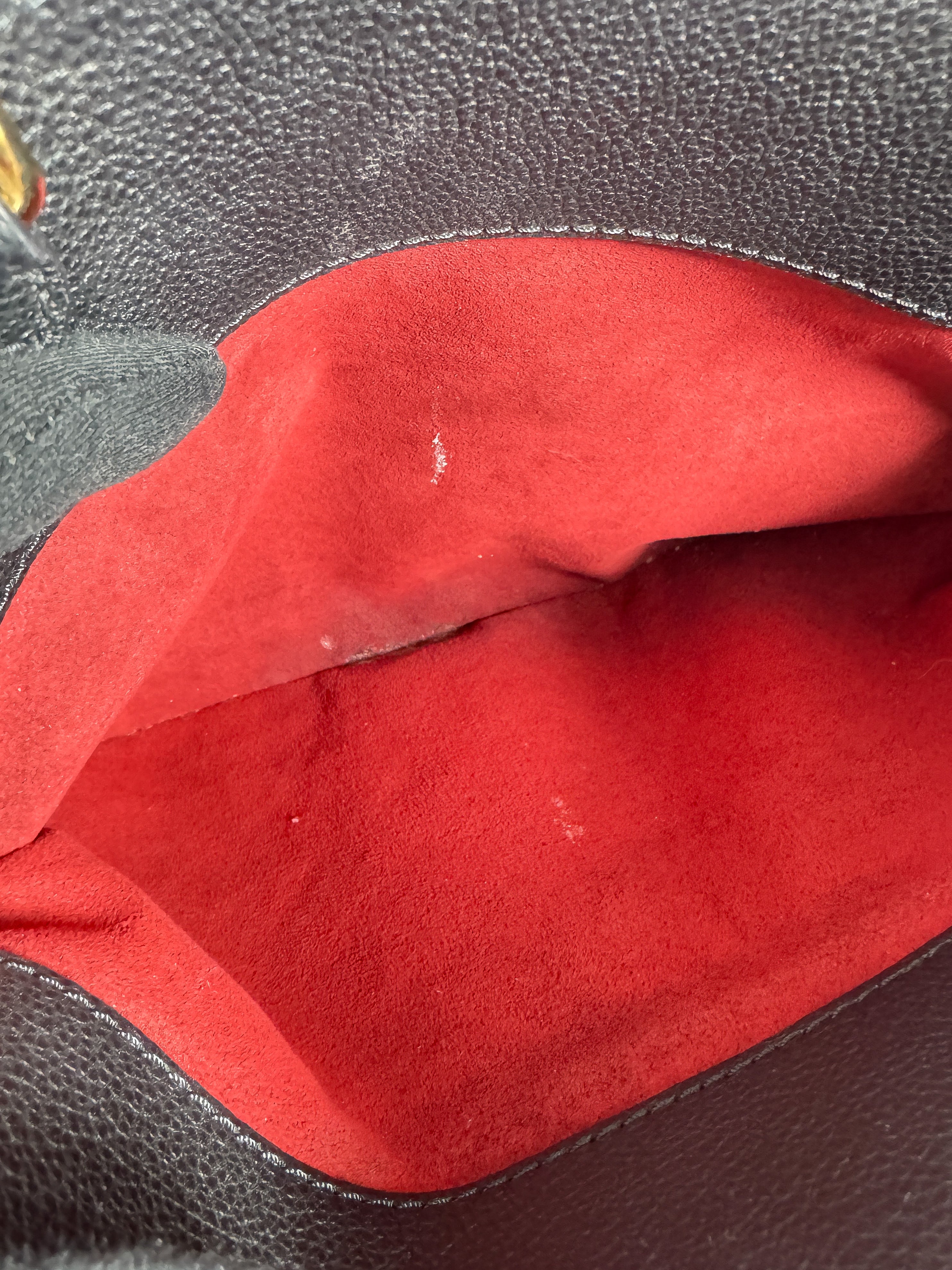 Louis Vuitton black Grand Palais Empreinte Leather Tote Bag NFC