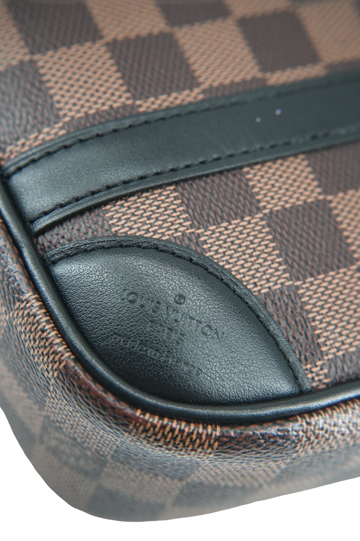 Louis Vuitton damier ebene black Valisette Souple BB NFC