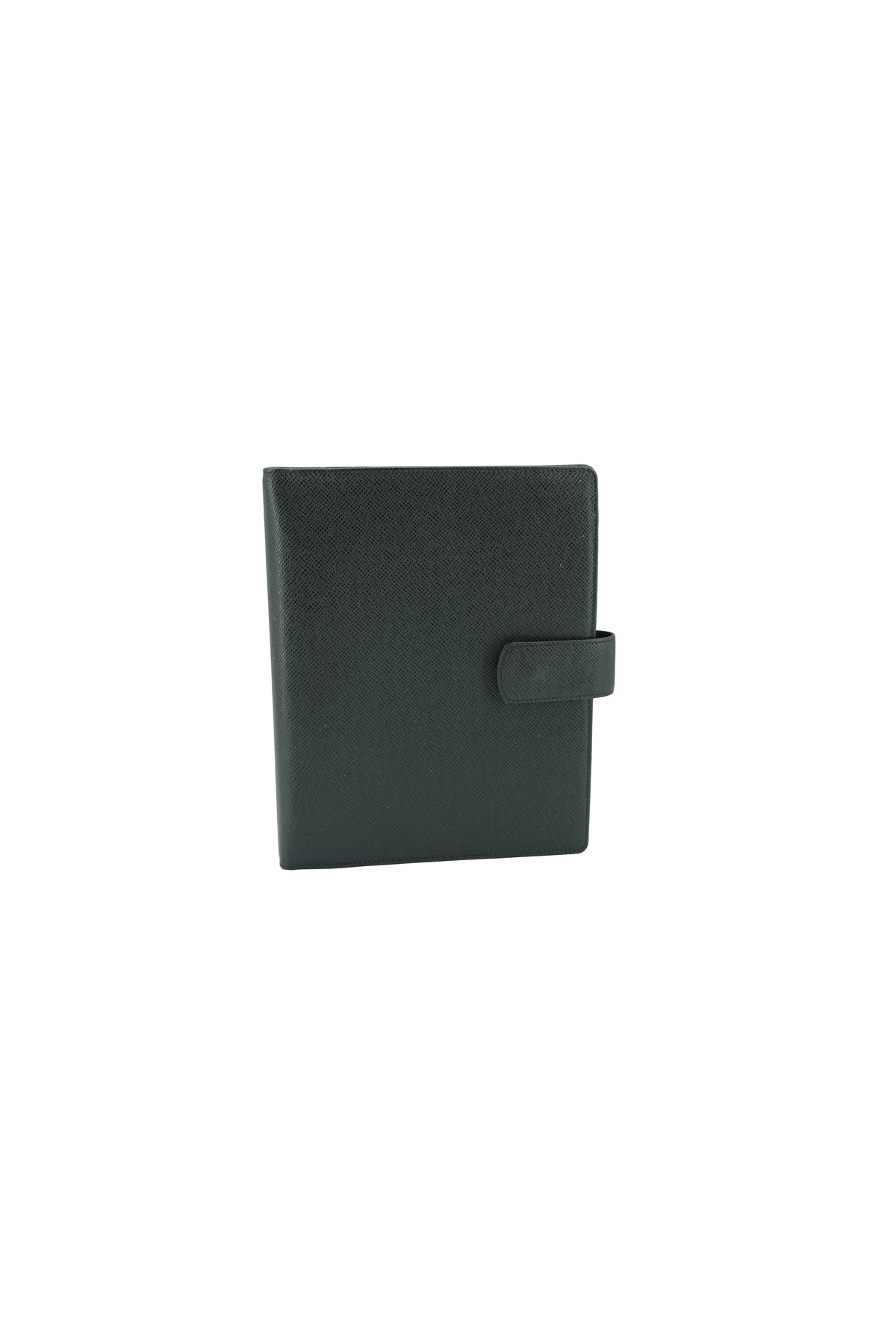 Louis Vuitton black Taiga leather agenda GM