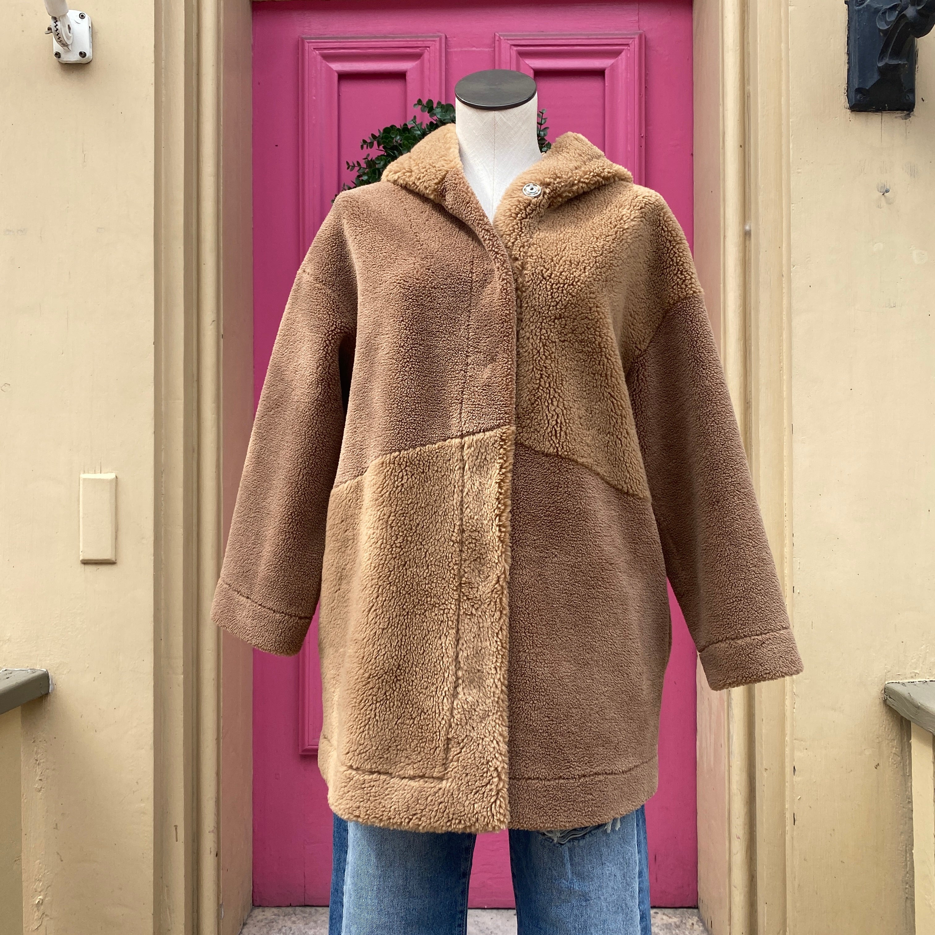 InTrend (Max Mara) brown teddy jacket size 2 NWOT – My