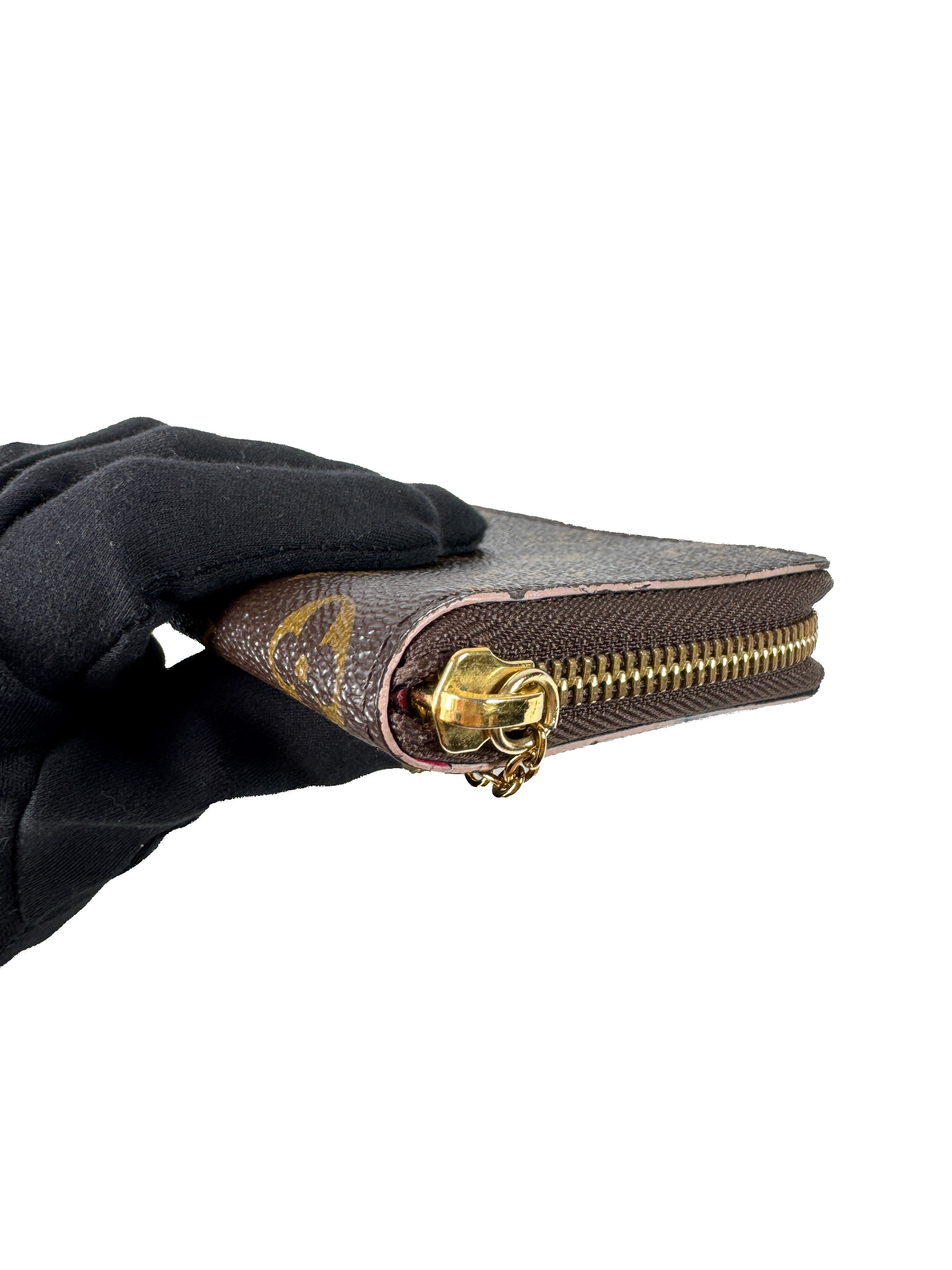 Louis Vuitton monogram floral limited edition Clemence wallet CT3167