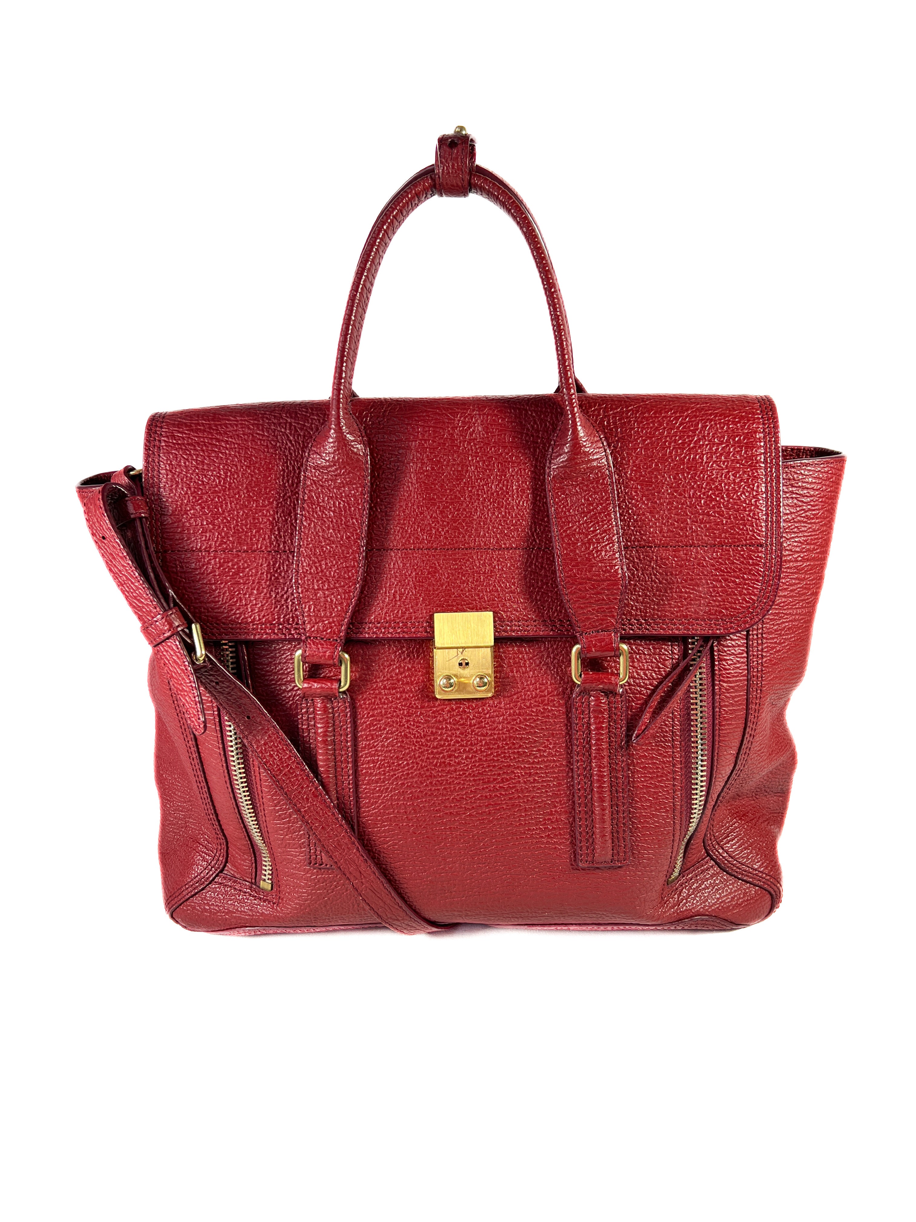3.1 Phillip Lim red medium Pashli tote