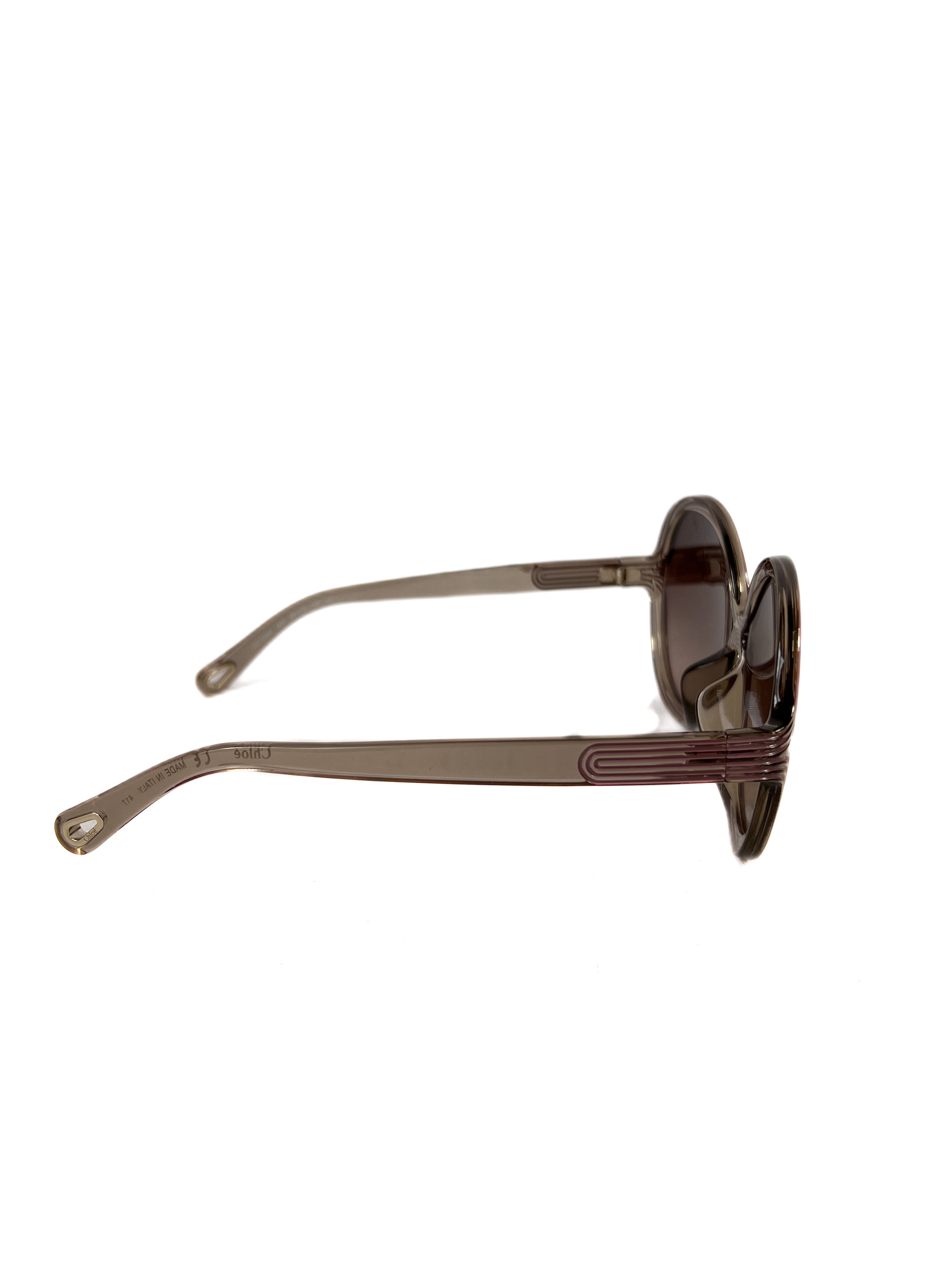 Chloe antique rose round sunglasses CE742sa