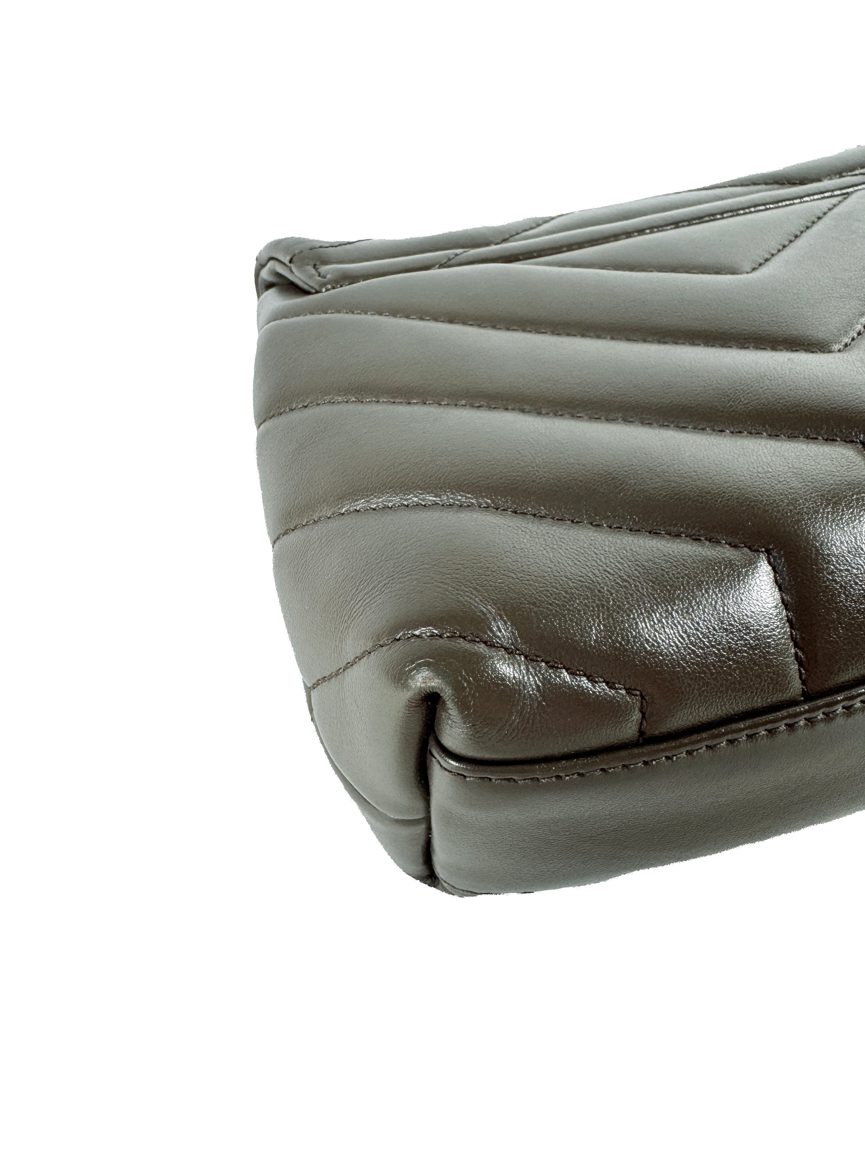 Saint Laurent olive monogram Matelasse toy loulou GUE467072-1018