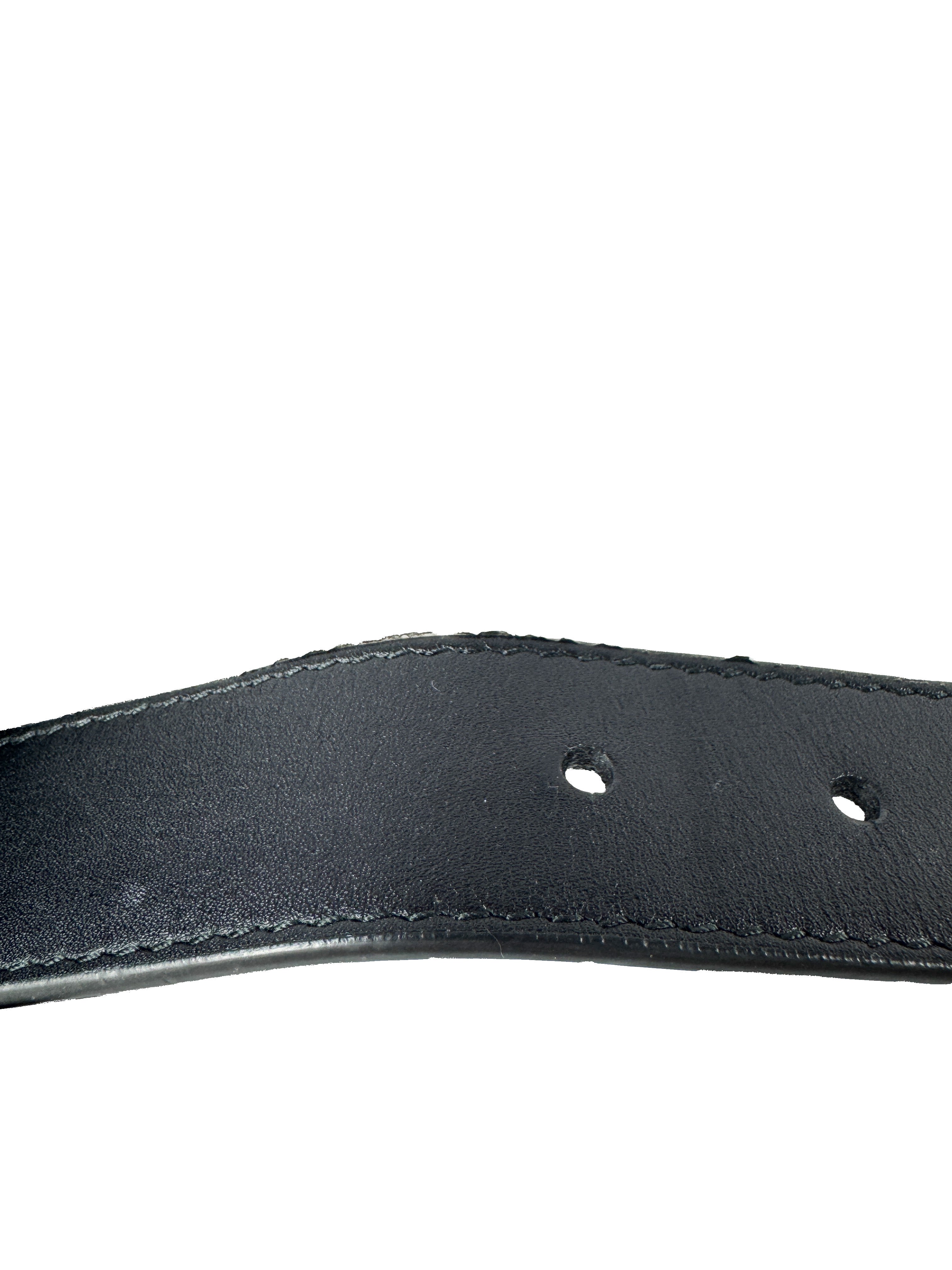 Gucci Calfskin Matelasse GG Marmont Belt Bag 85 34 Black 476434 493075