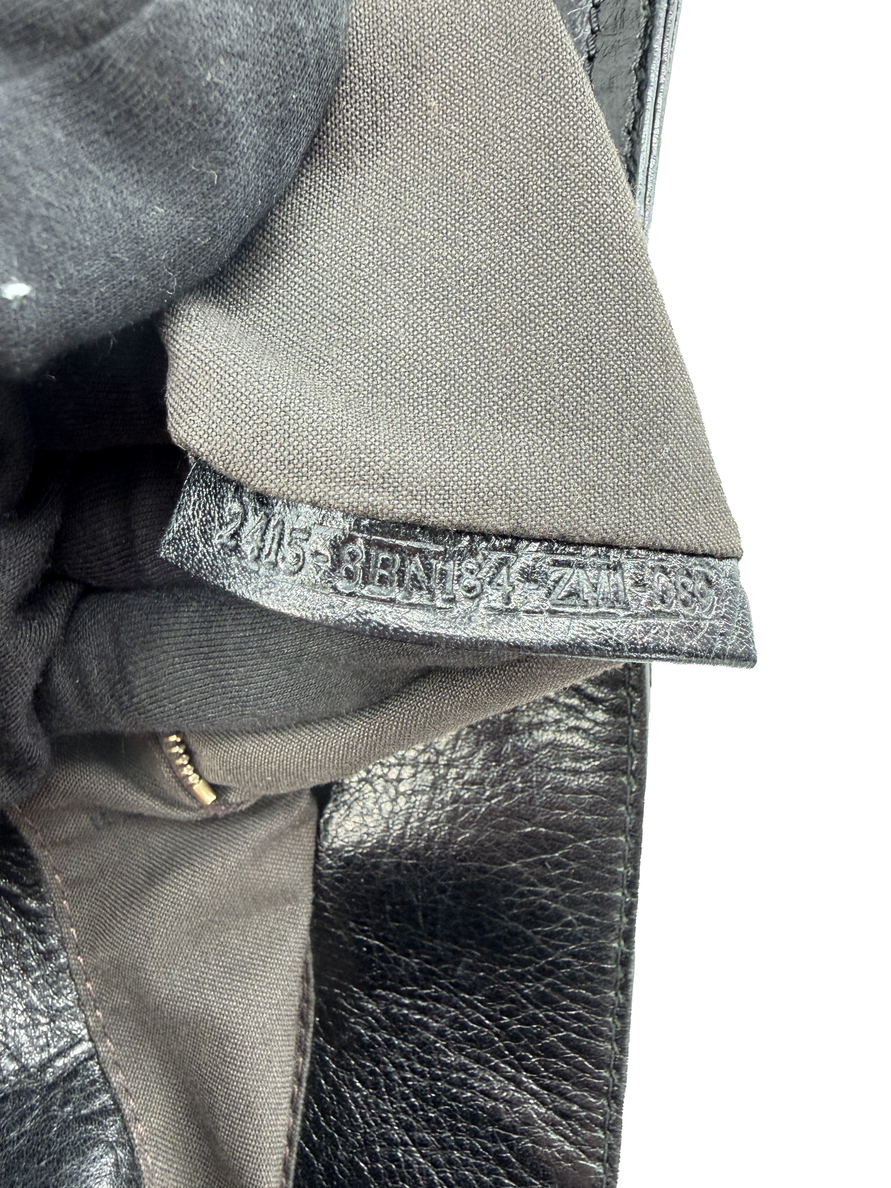 Fendi black leather Twins tote 089