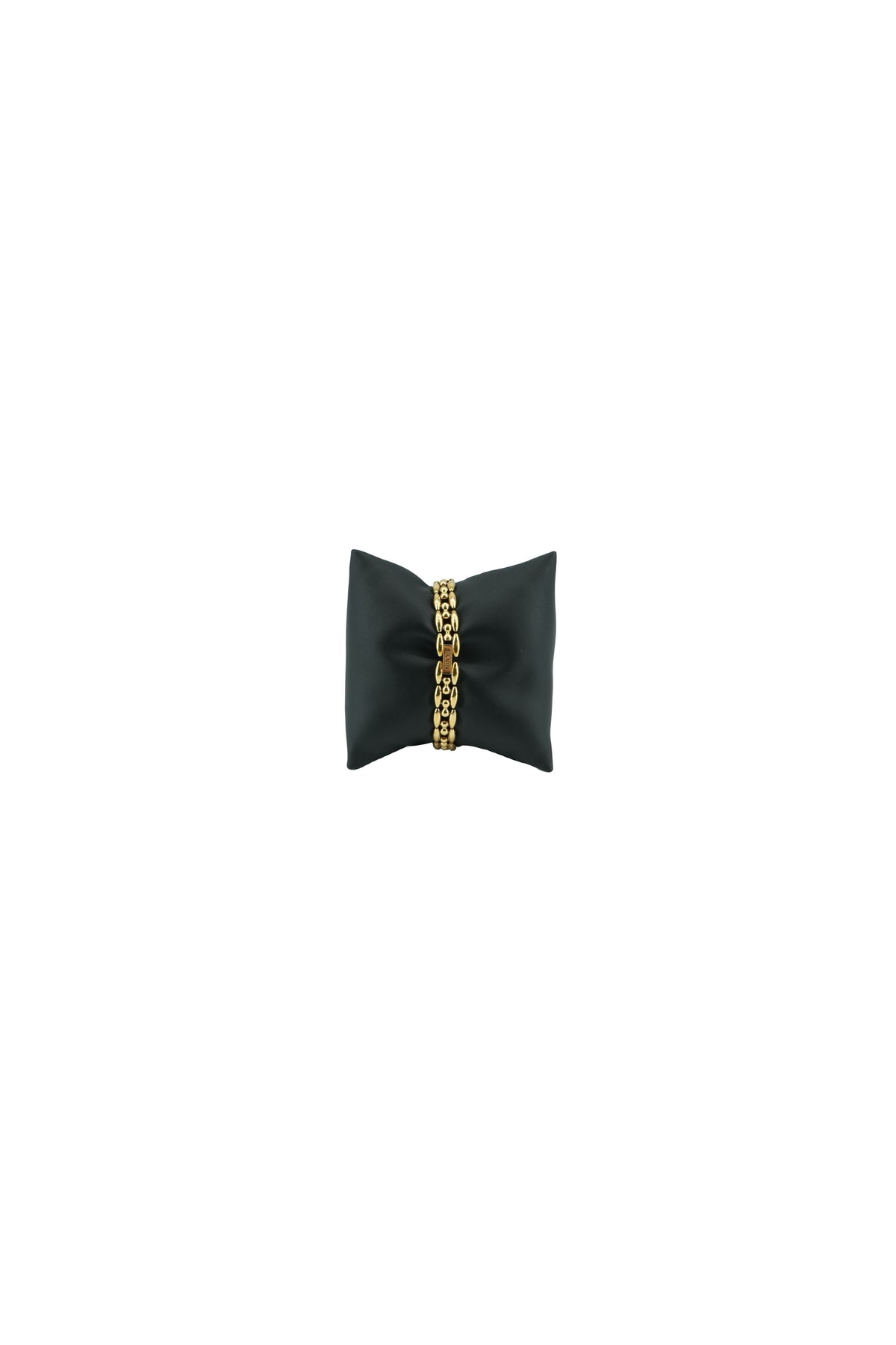 Gucci gold tone bead bracelet bezel watch with bezels/box