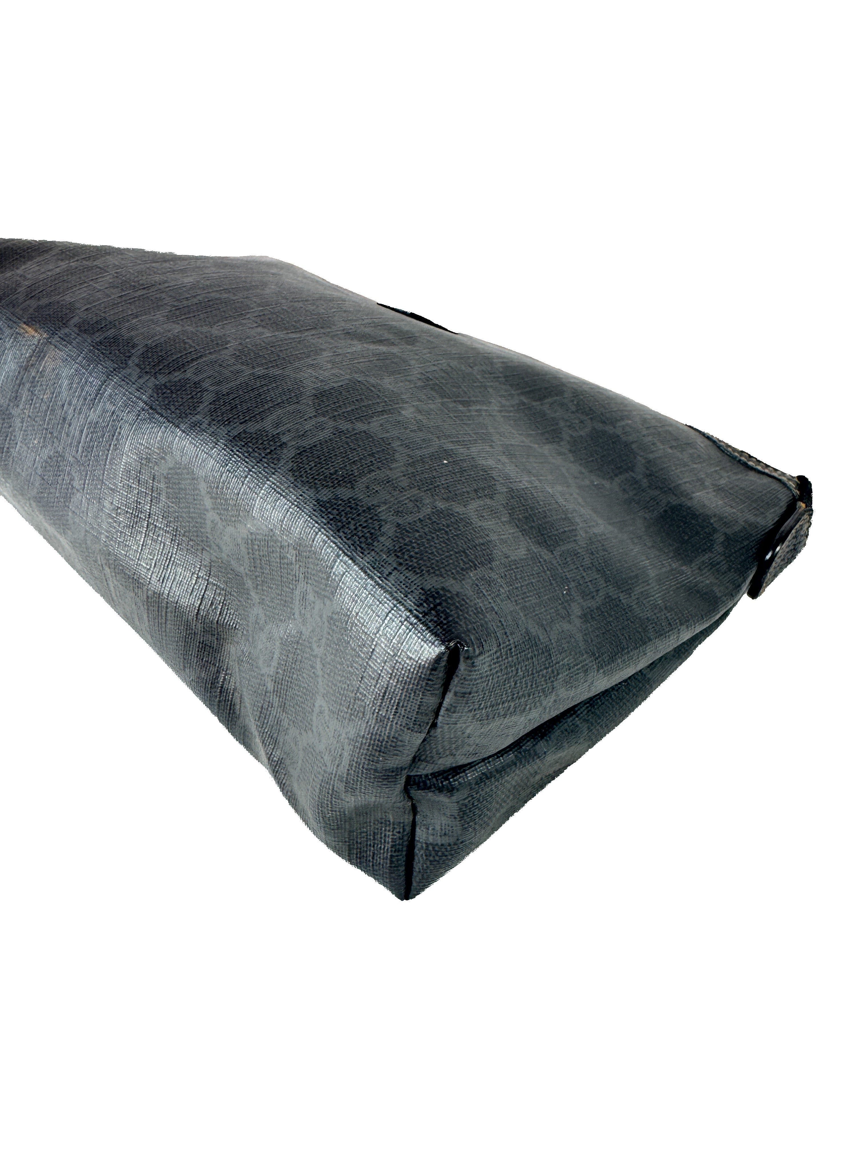 Gucci black GG coated canvas pouch 156.01.045