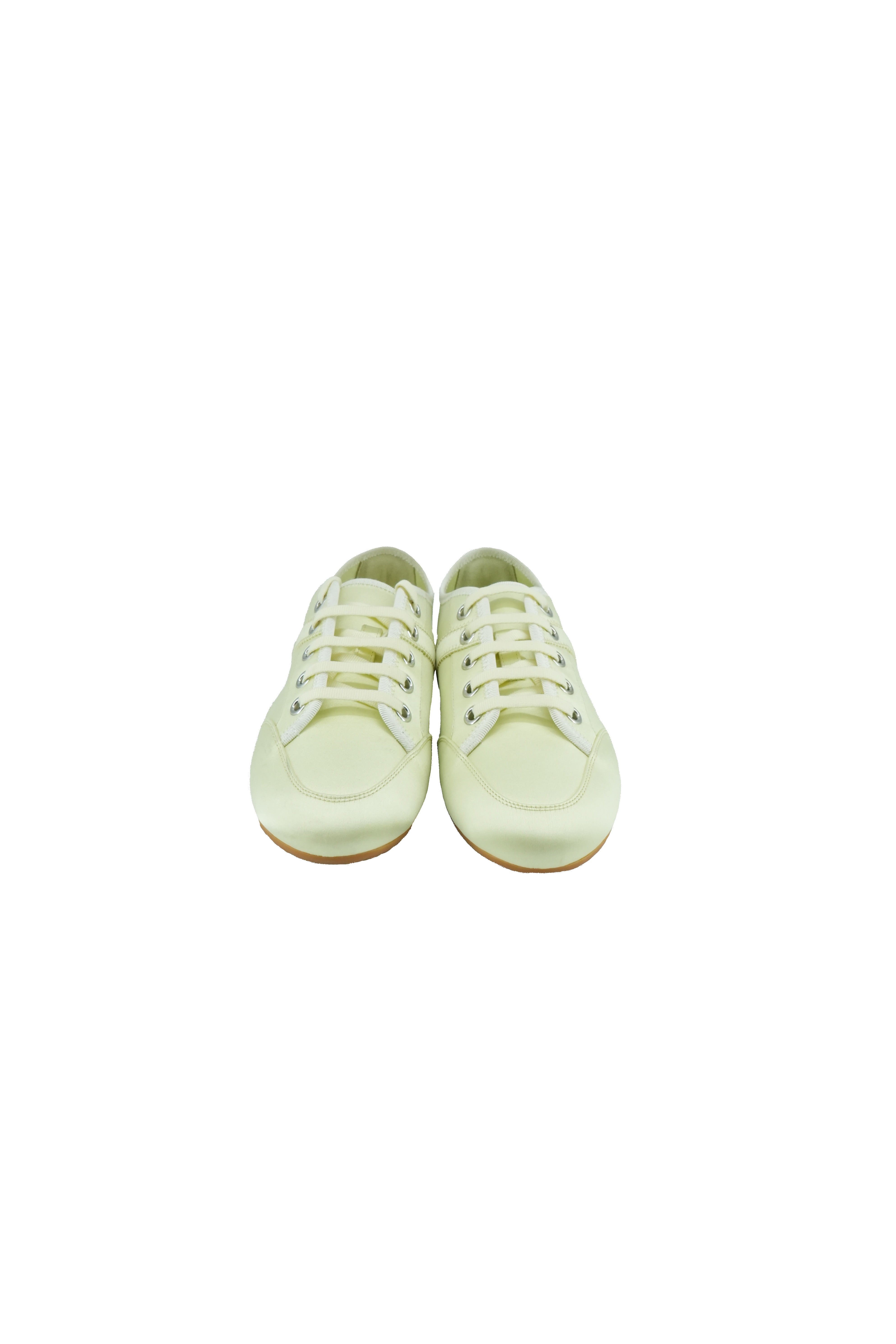 Givenchy light green Slim satin sneakers size 7 NEW BOX