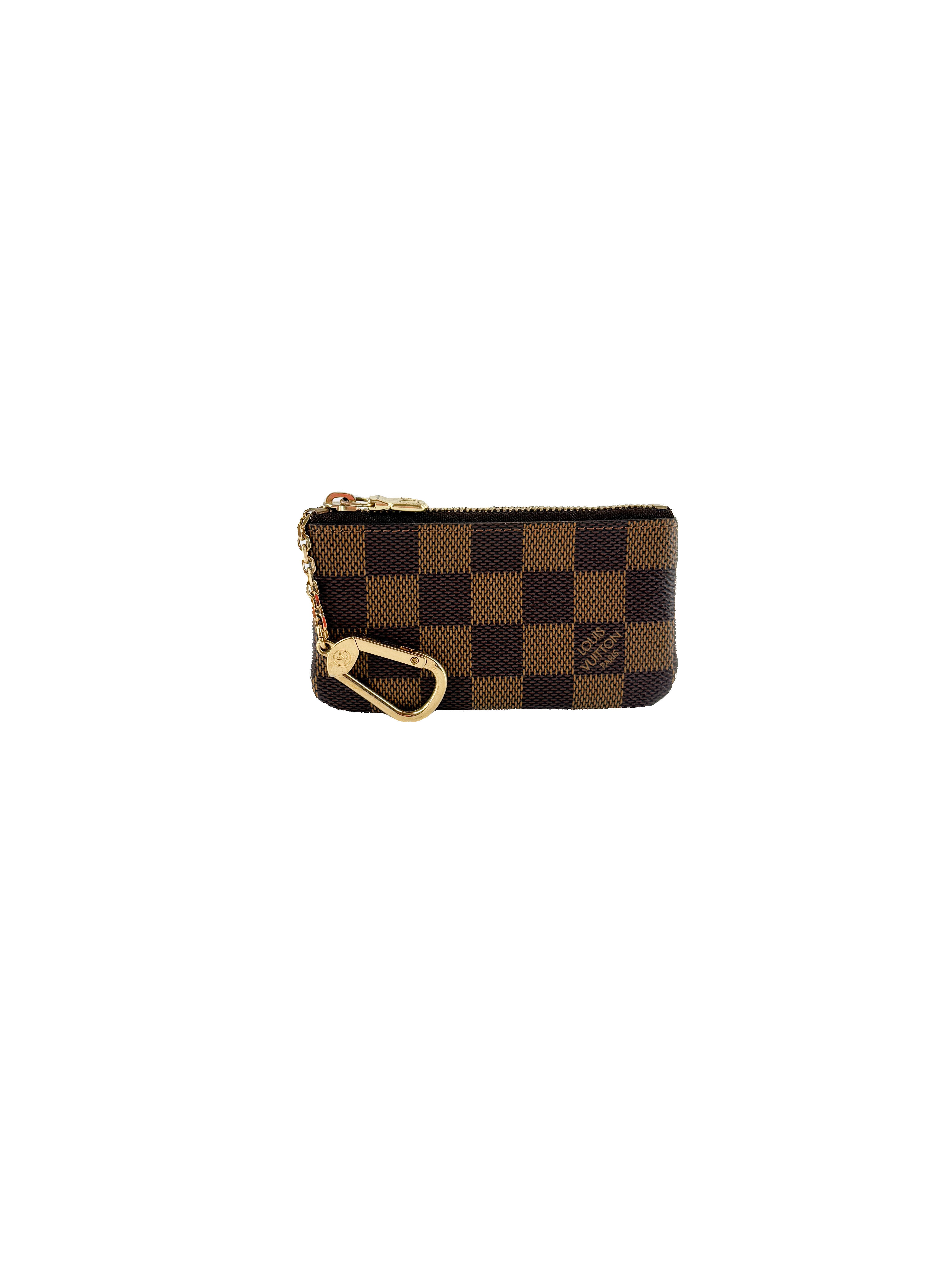 Louis Vuitton damier ebene key cles pouch CA0044