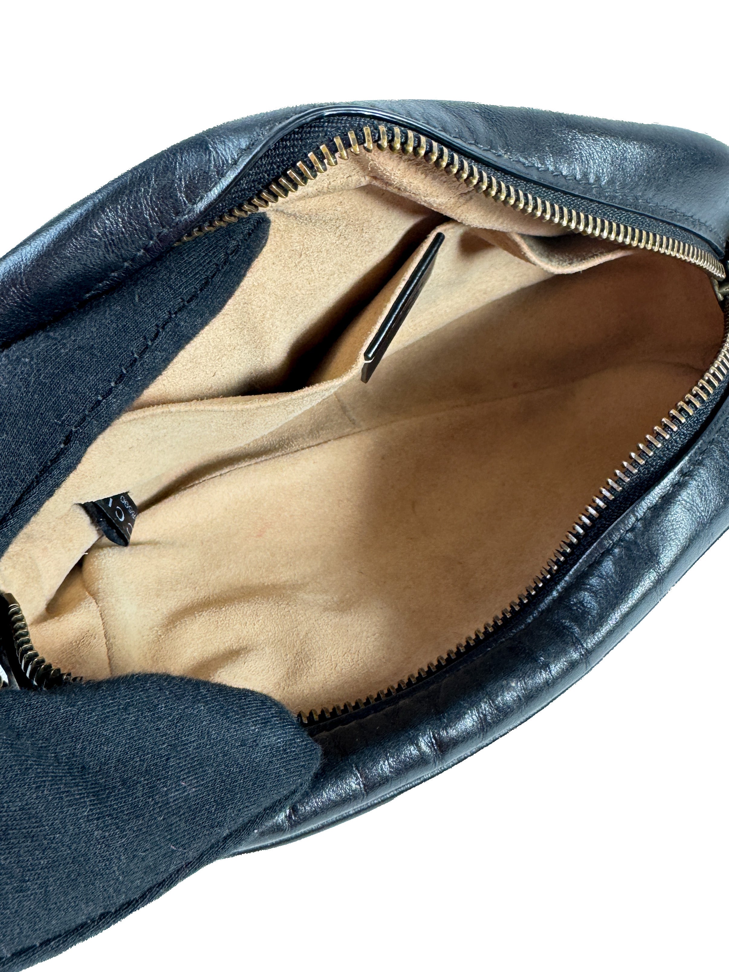 Gucci GG mini Marmont black leather crossbody 0654498879