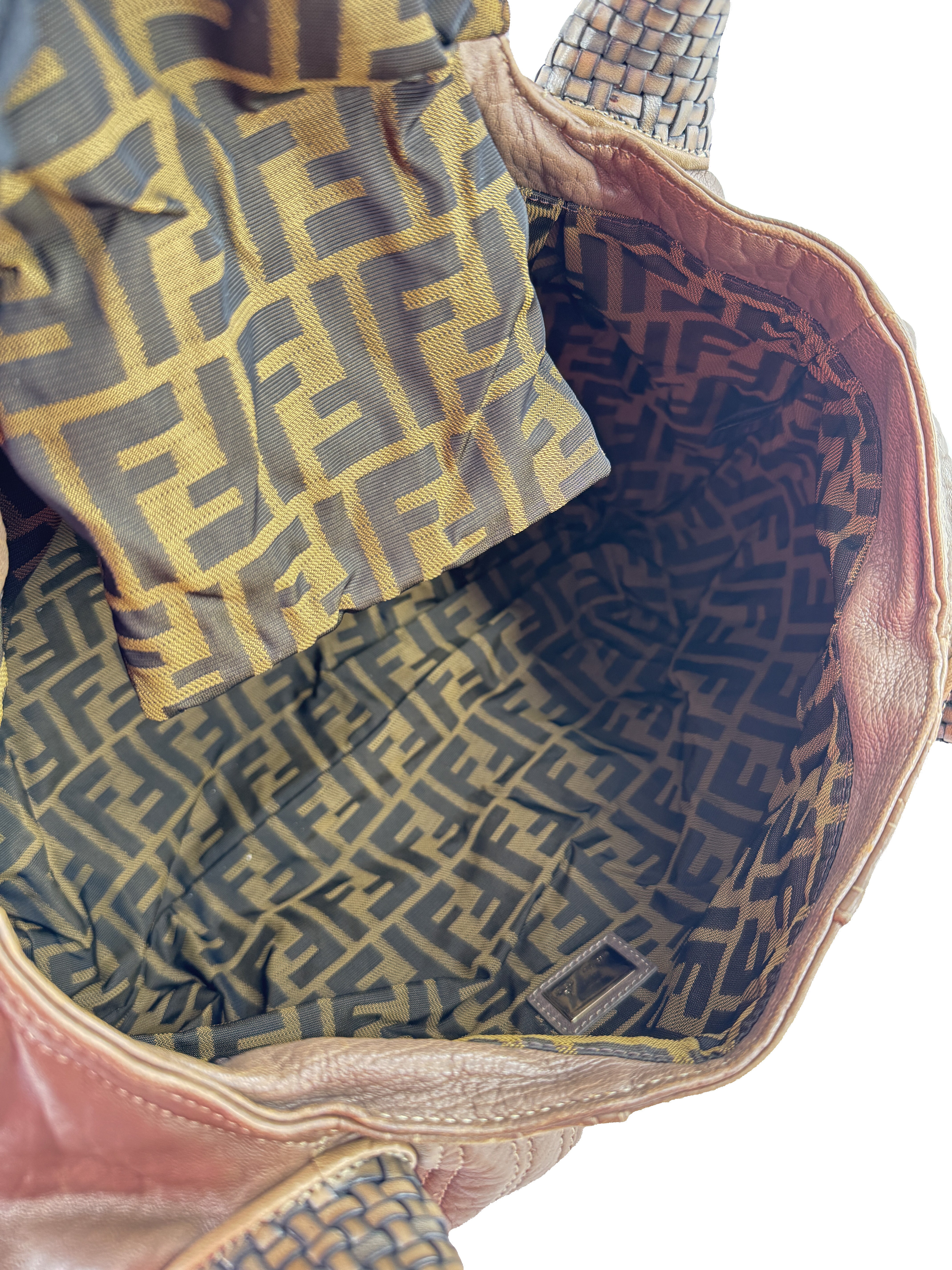 Fendi nappa leather Spy taupe 2415-8BR511-RQ1-089