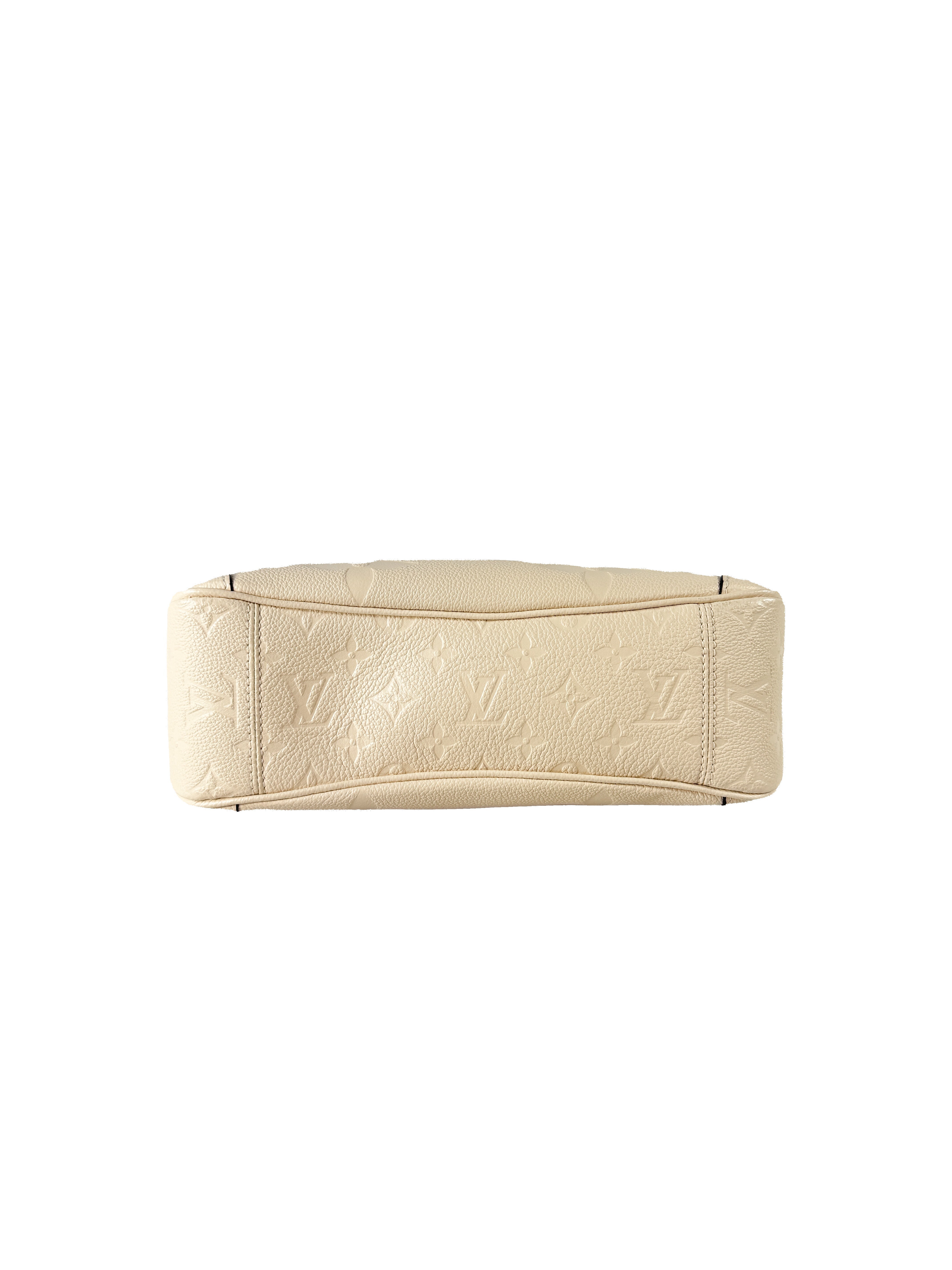 Louis Vuitton cream empreinte leather Giant monogram Trianon PM (NFC)