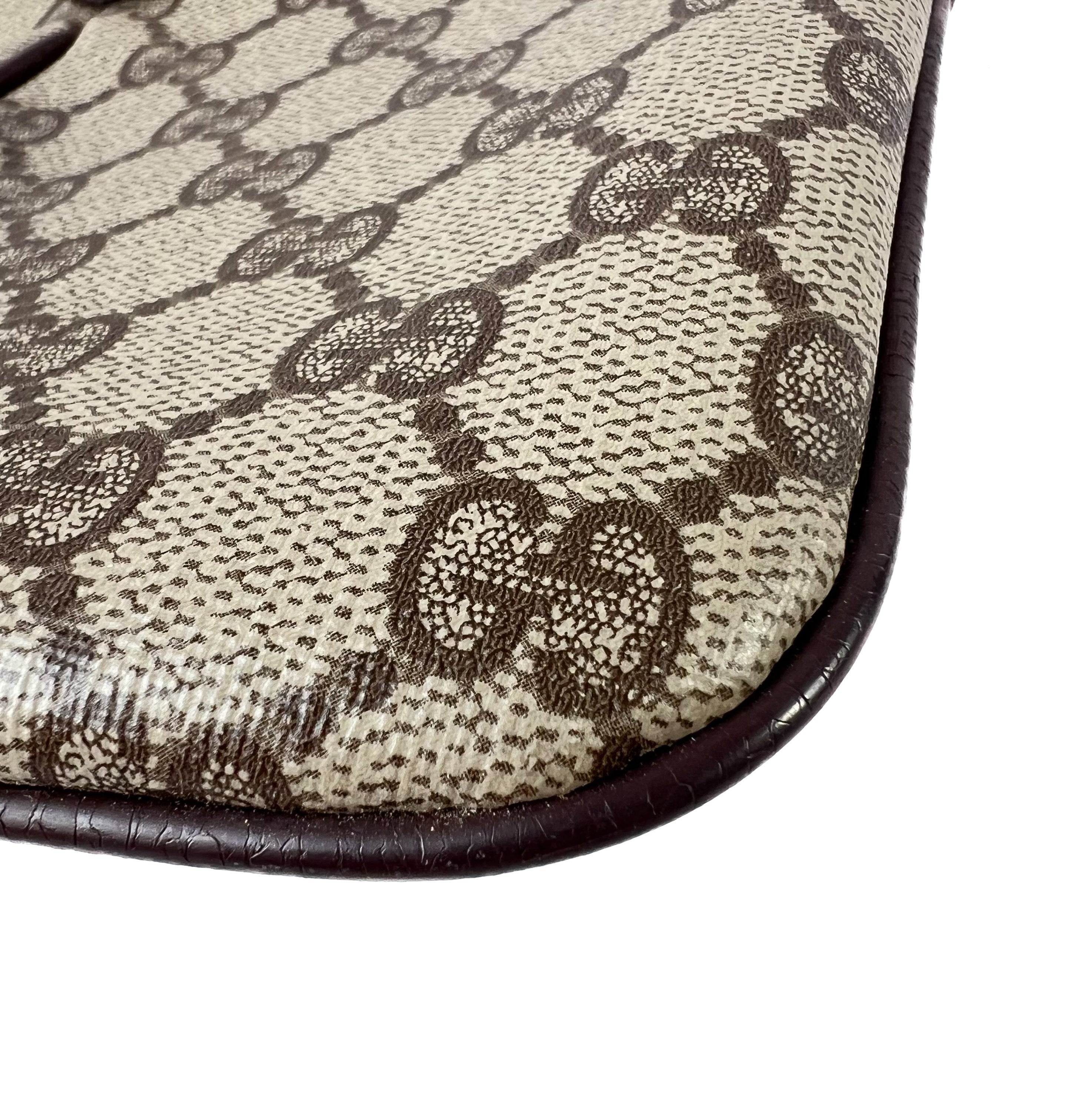 Gucci brown vintage sherry line crossbody 80402047