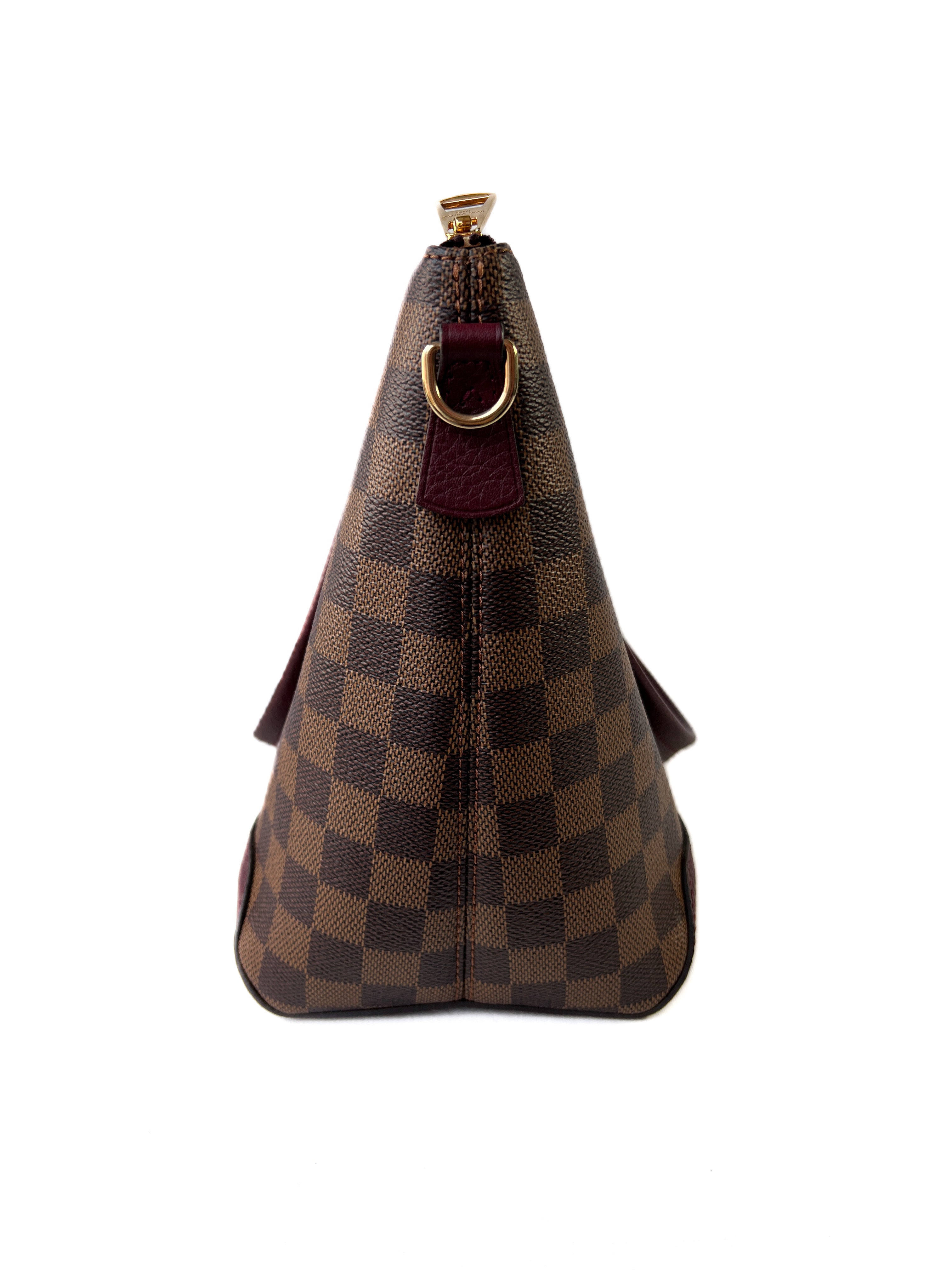 Louis Vuitton purple & pink Damier Hyde Park bag
