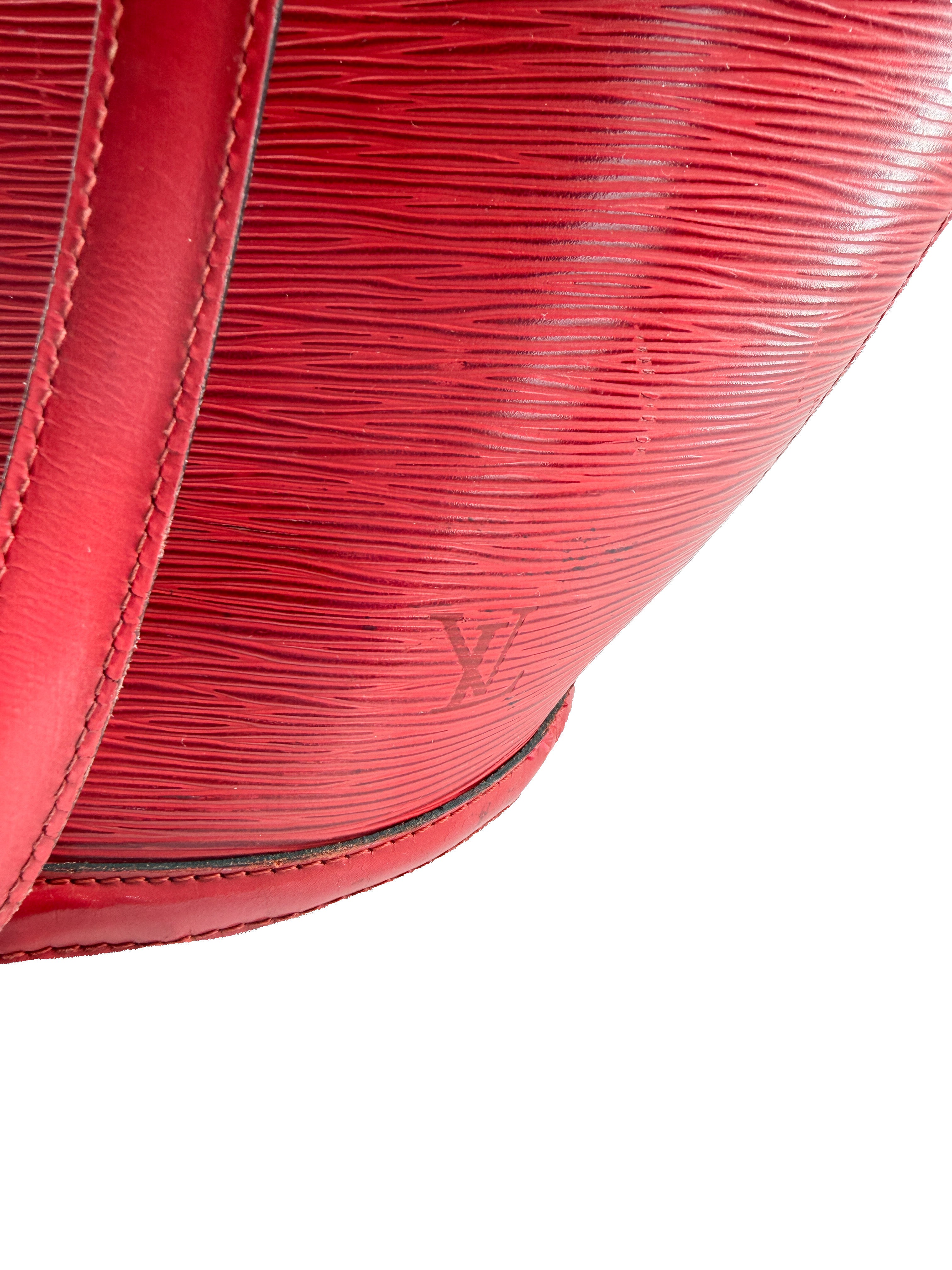 Louis Vuitton red Epi leather Saint Jacques A20954