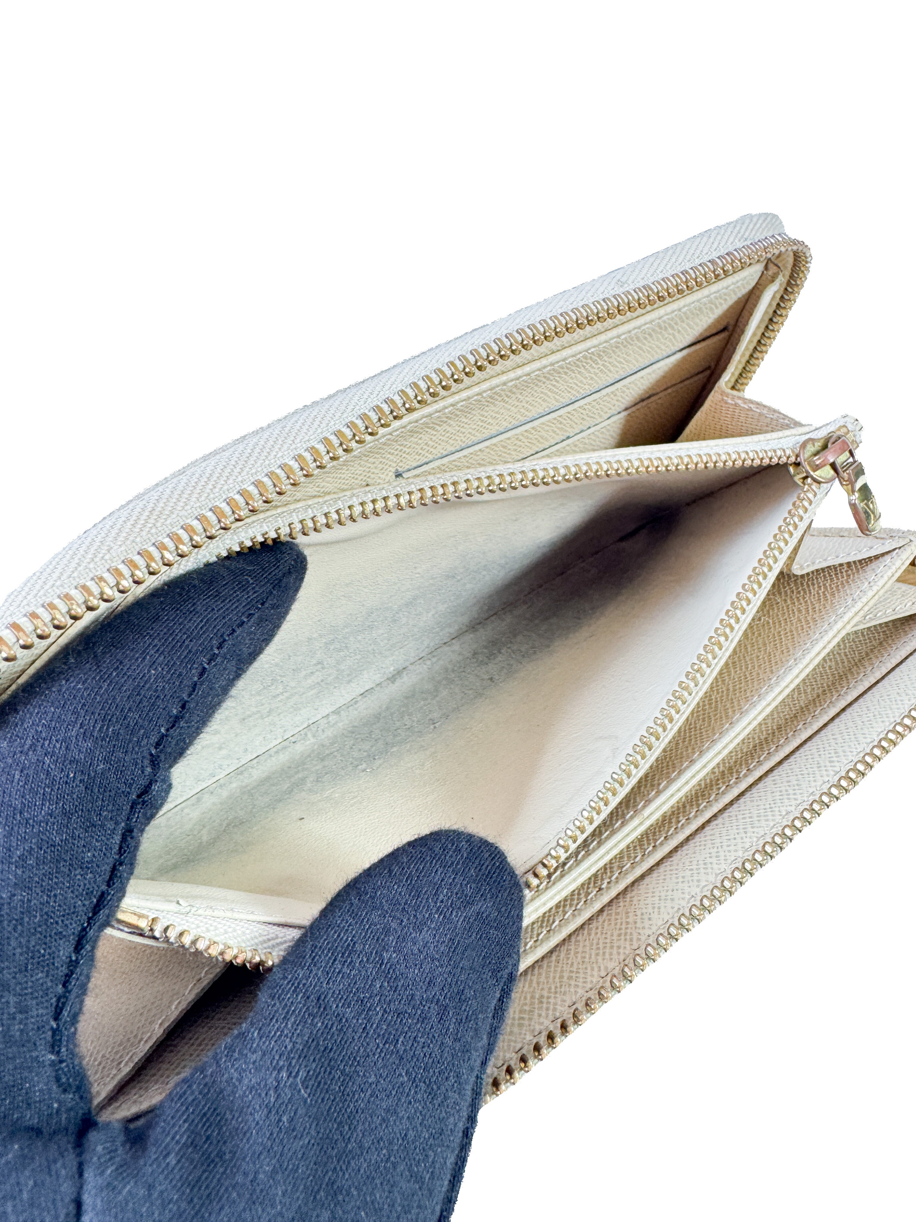 Louis Vuitton damier azur zippy wallet VI4087