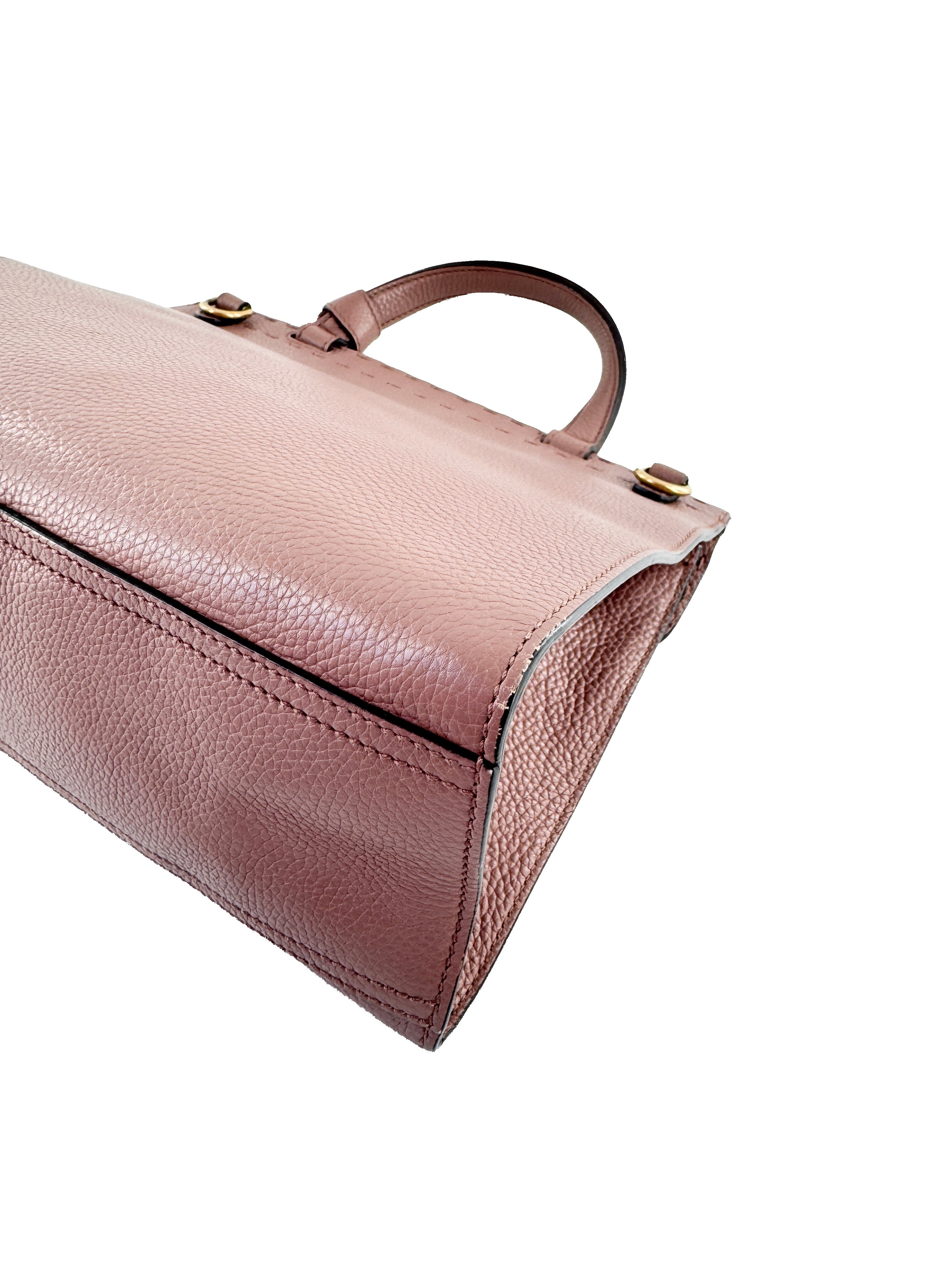 Gucci GG Marmont Top Handle Bag Leather Maueve Small