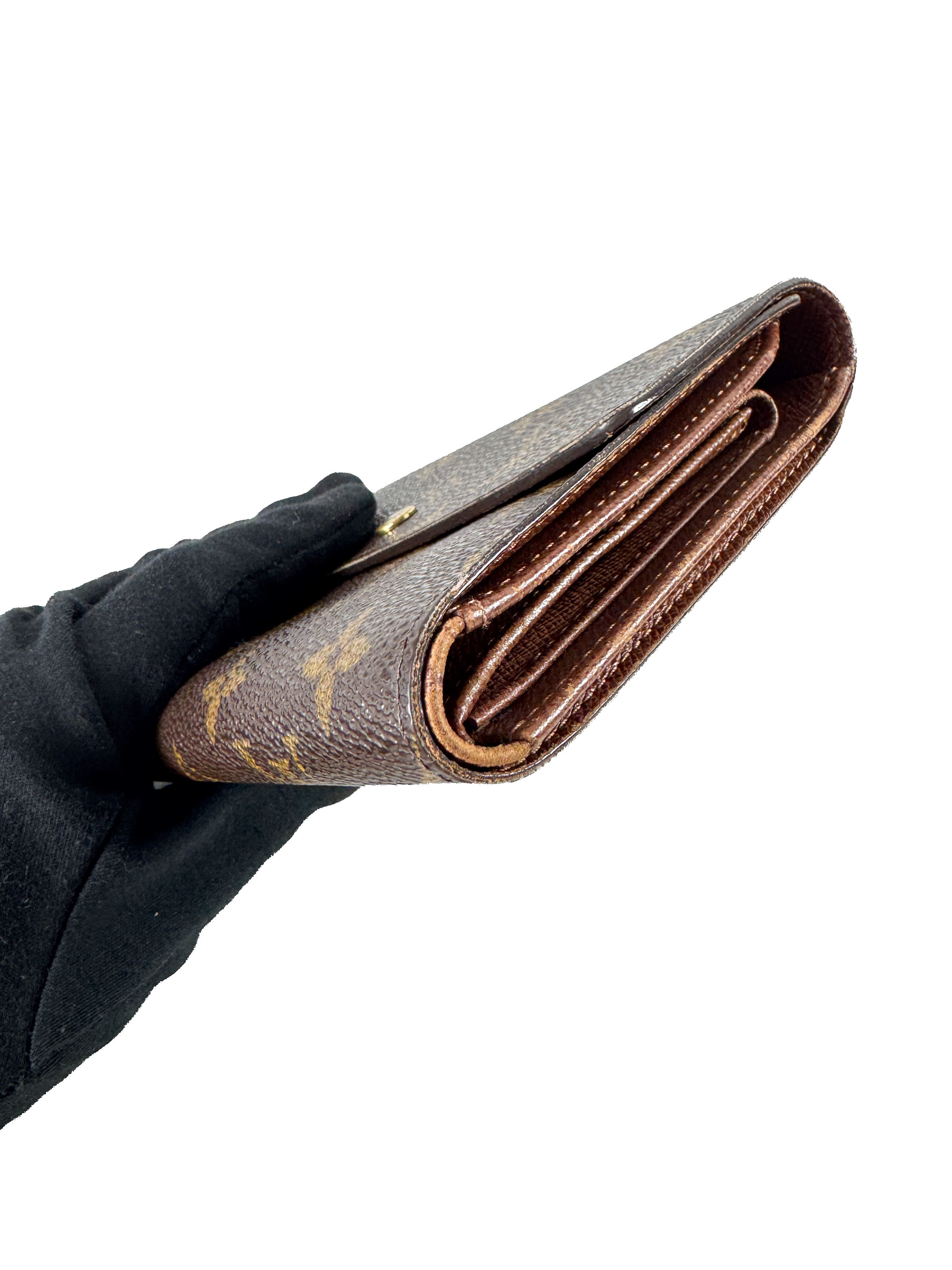 Louis Vuitton monogram porte tressor etui paper wallet SP0063