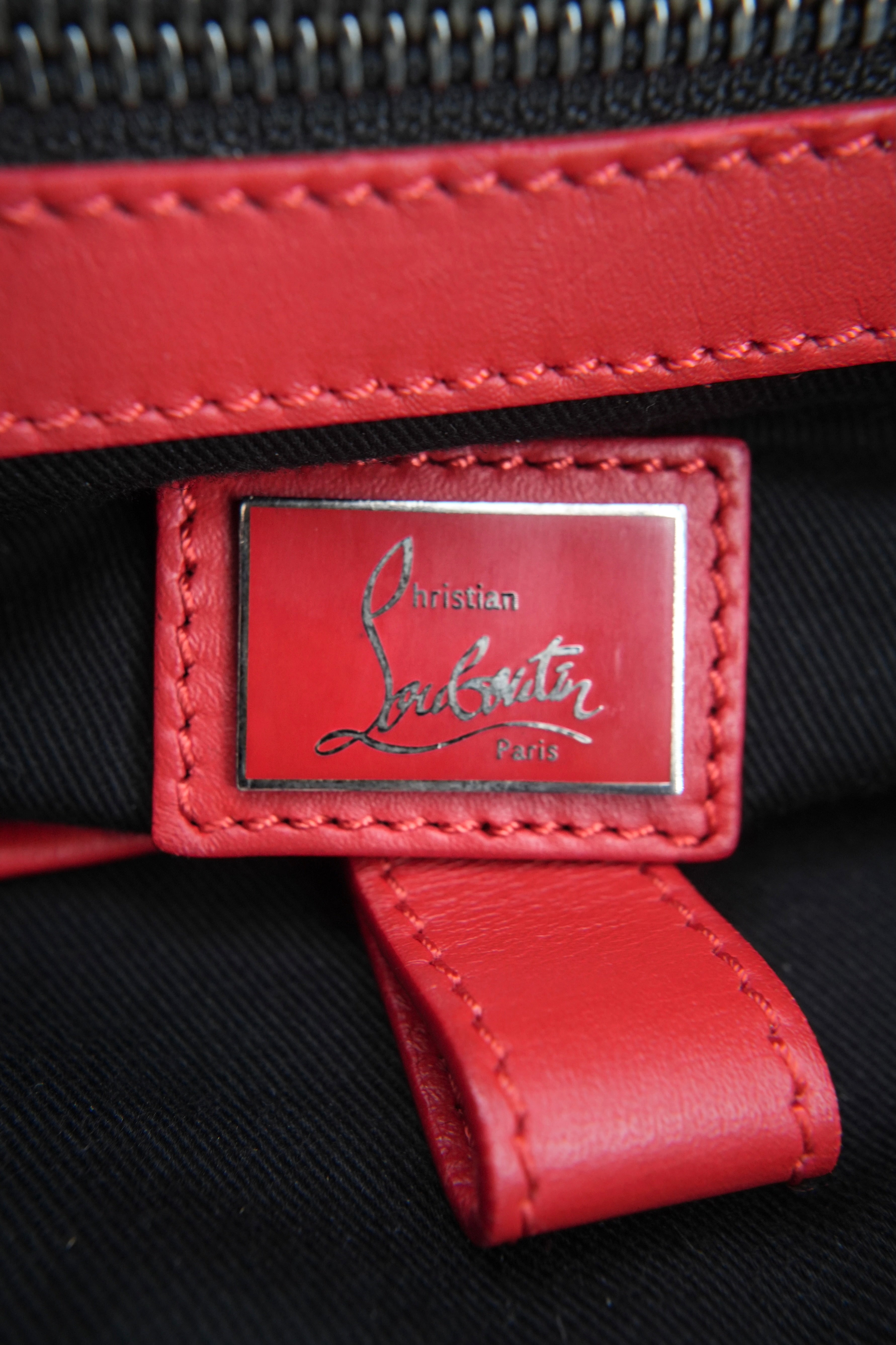 Christian Louboutin multi color leather backpack