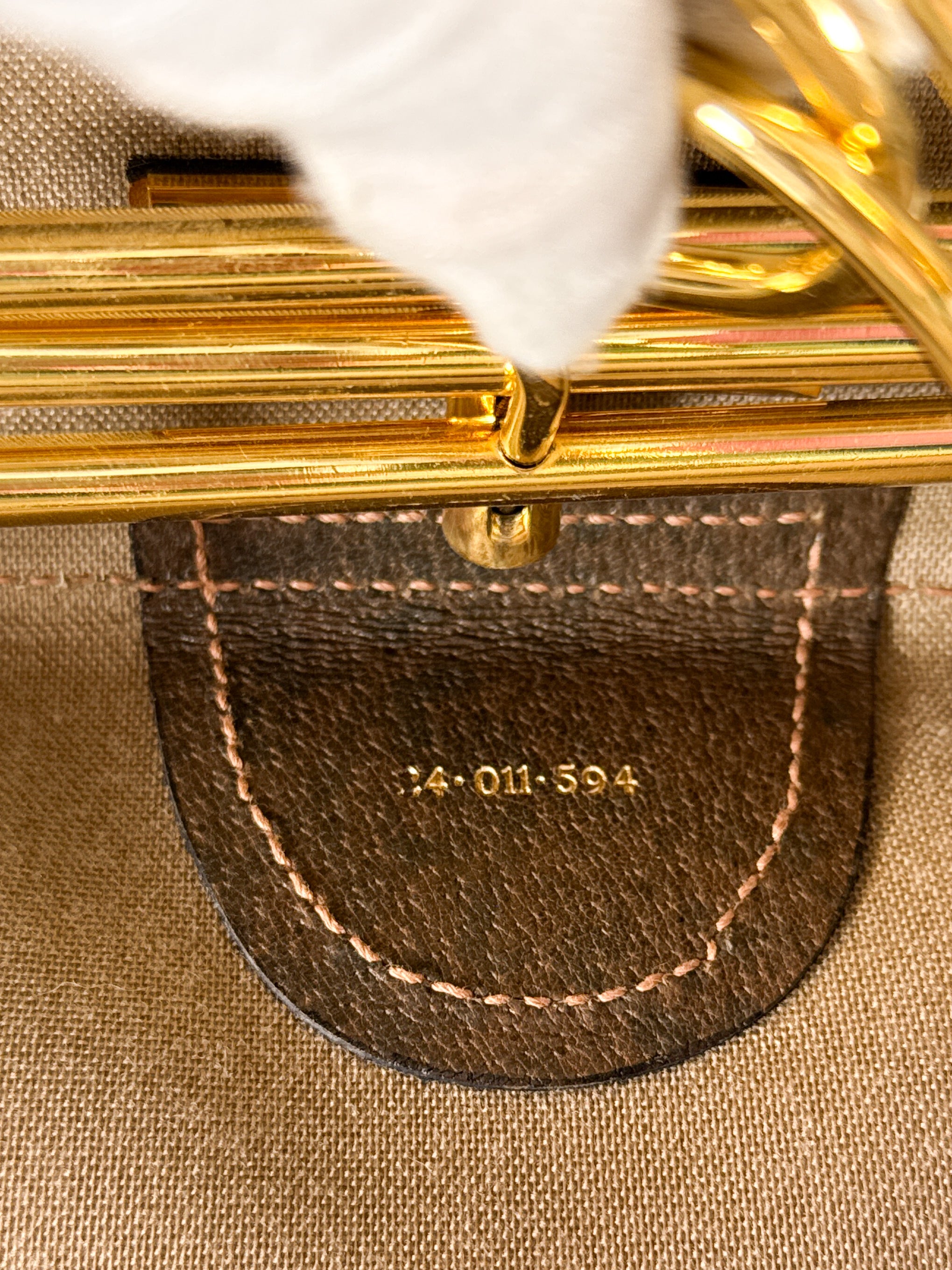 Gucci GG Supreme 1980s garment bag 24-011-594 **as is**