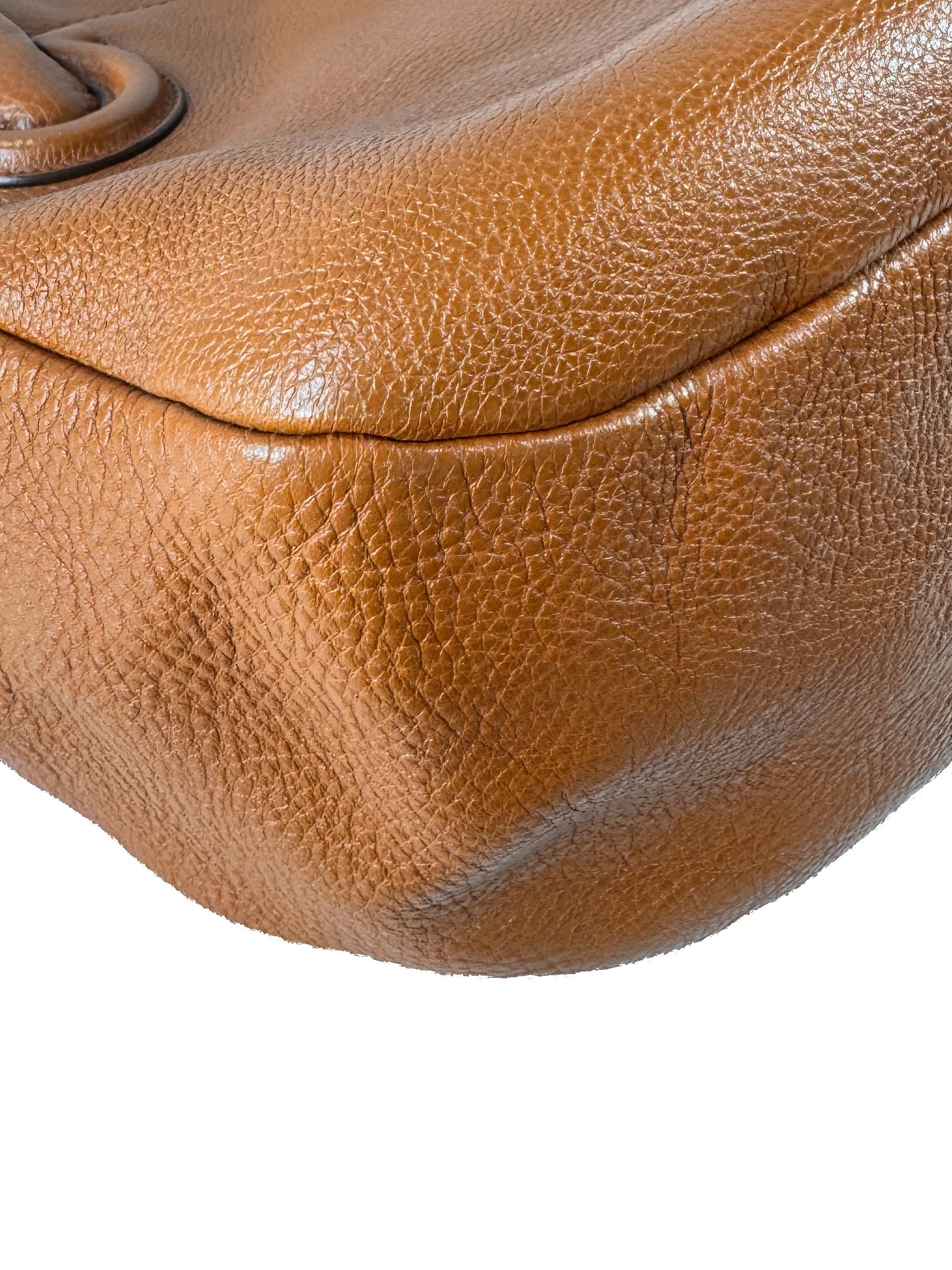 Ferragamo brown leather Gancini tote AU21D447