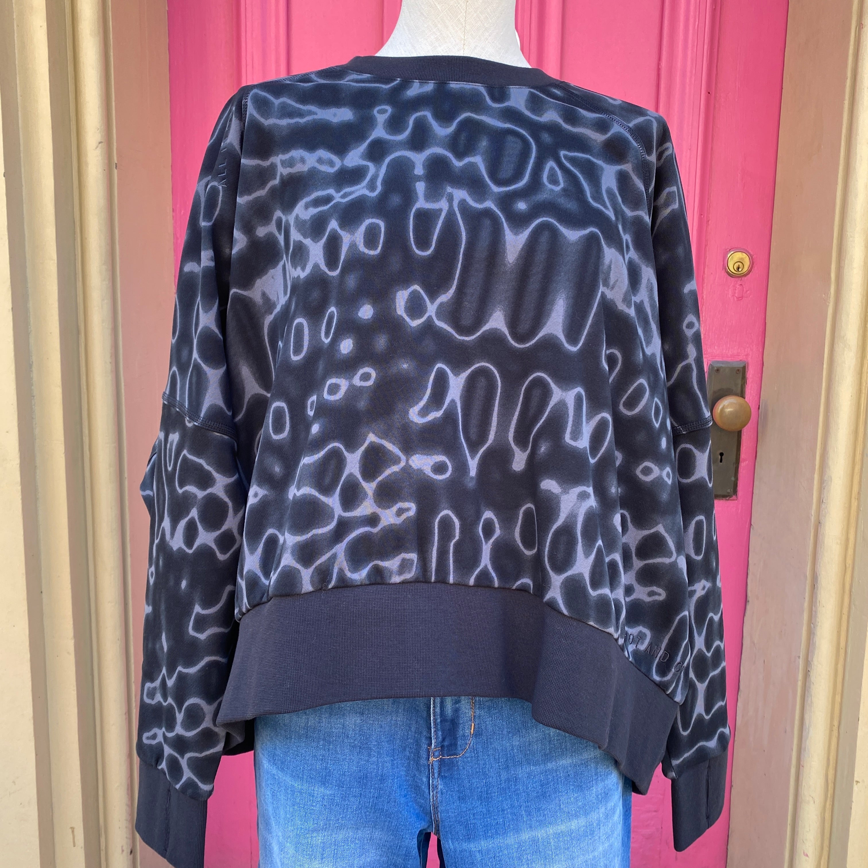 Adidas black print pullover size 2X new with tags