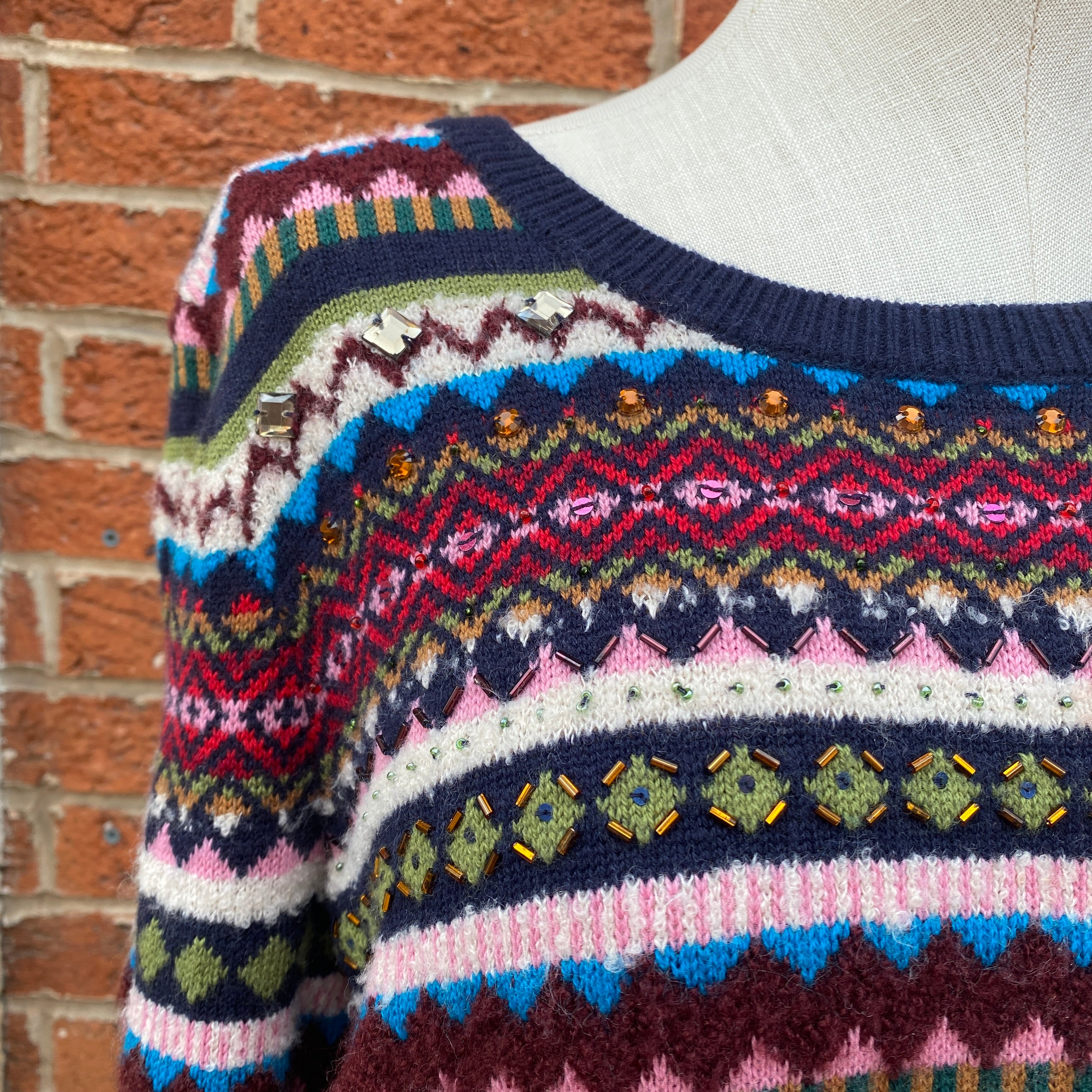 Talbots multicolor sweater size 1X Petite