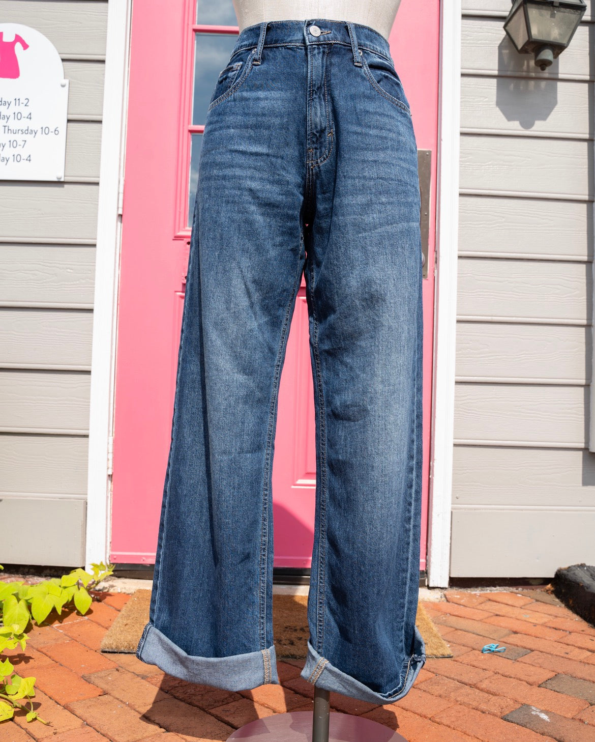 Lucky Brand wide leg high rise jeans size 2