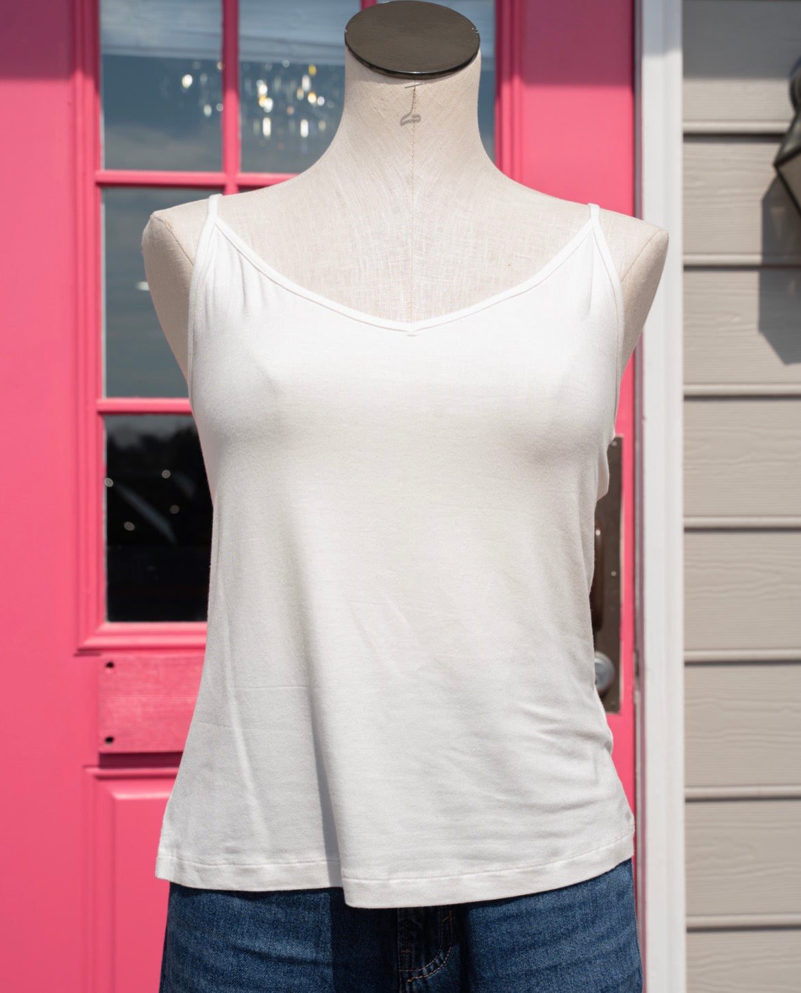 Me+Em cream tank top size 12