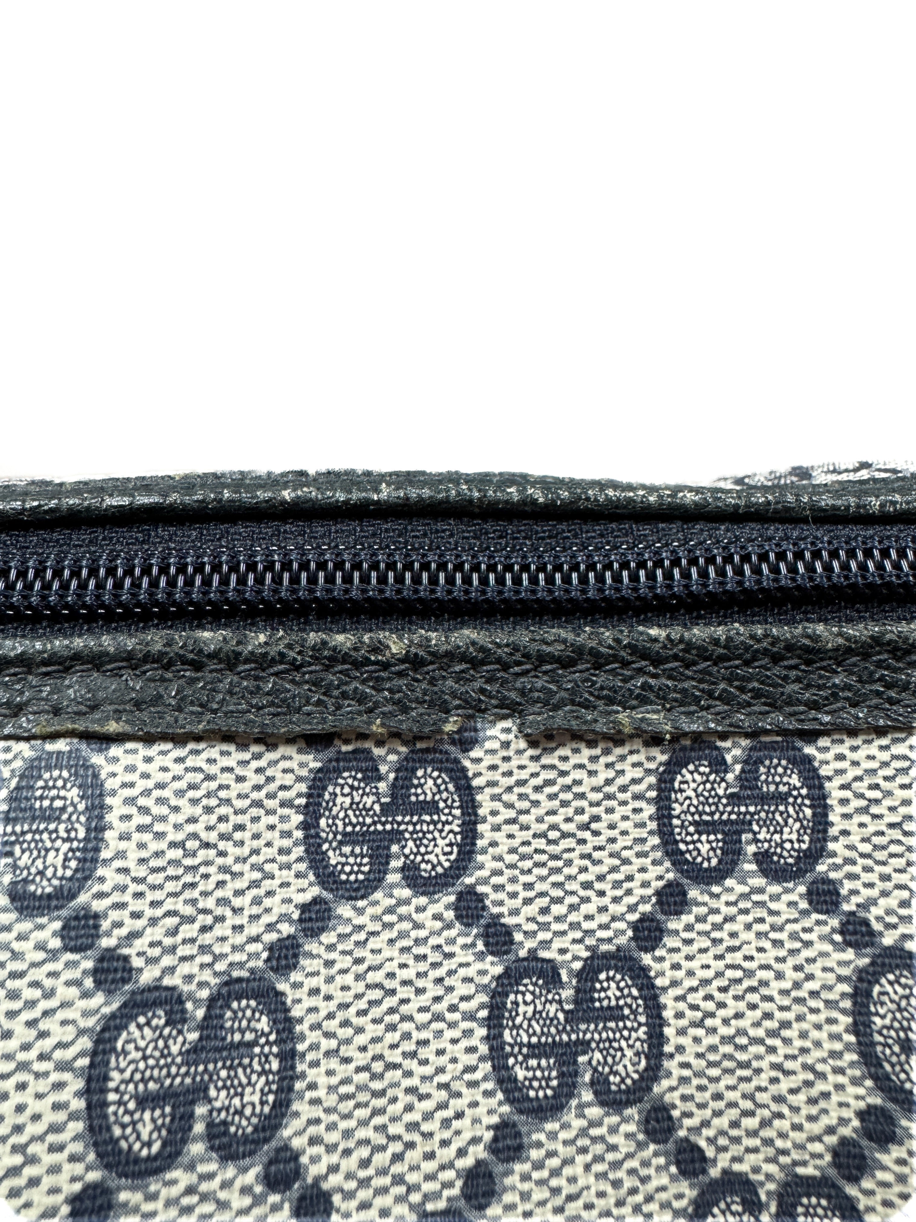 Gucci navy sherry line boston bag 3902041