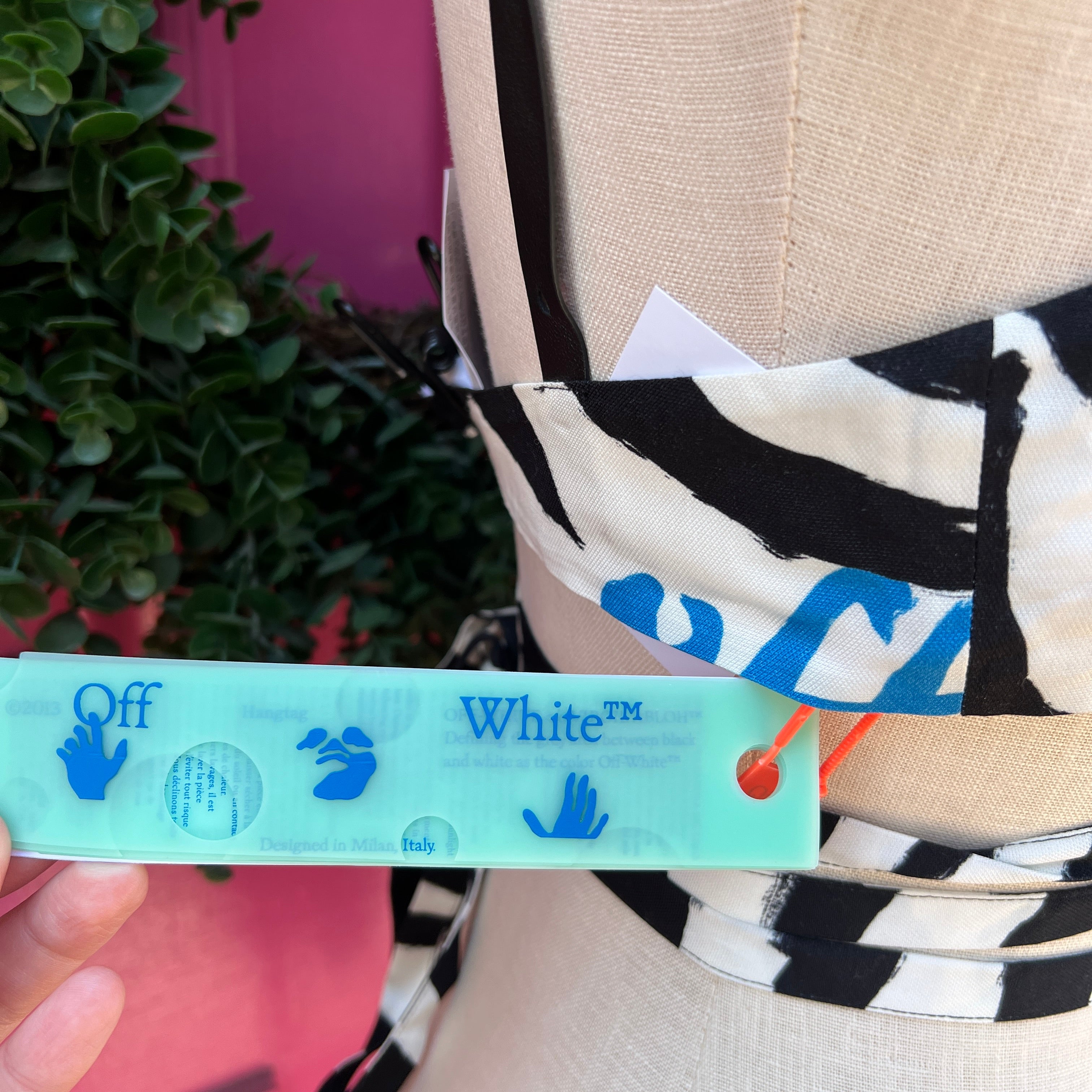 Off White zebra twisted lace up top size 48 (US 12/L) NWT