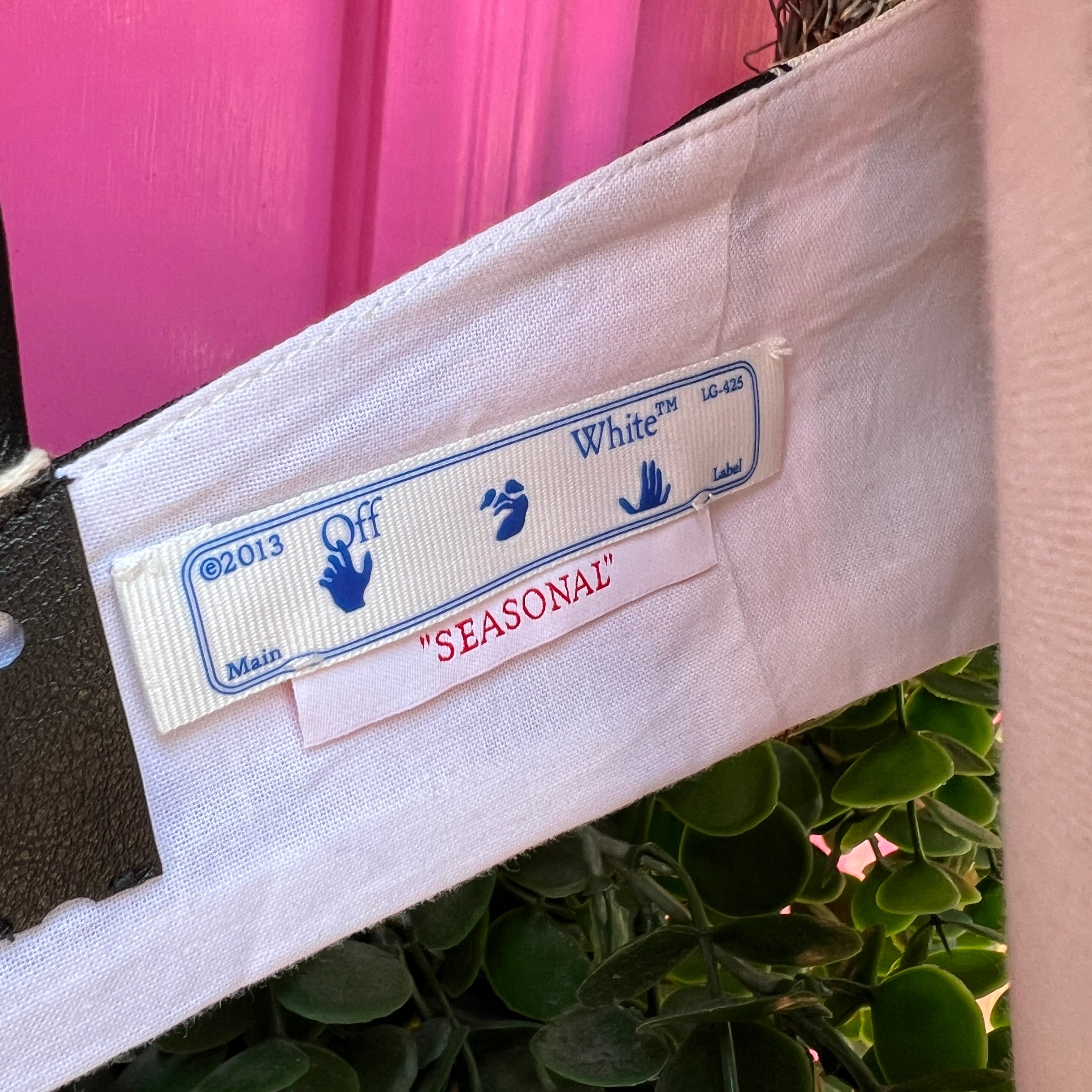 Off White zebra twisted lace up top size 48 (US 12/L) NWT