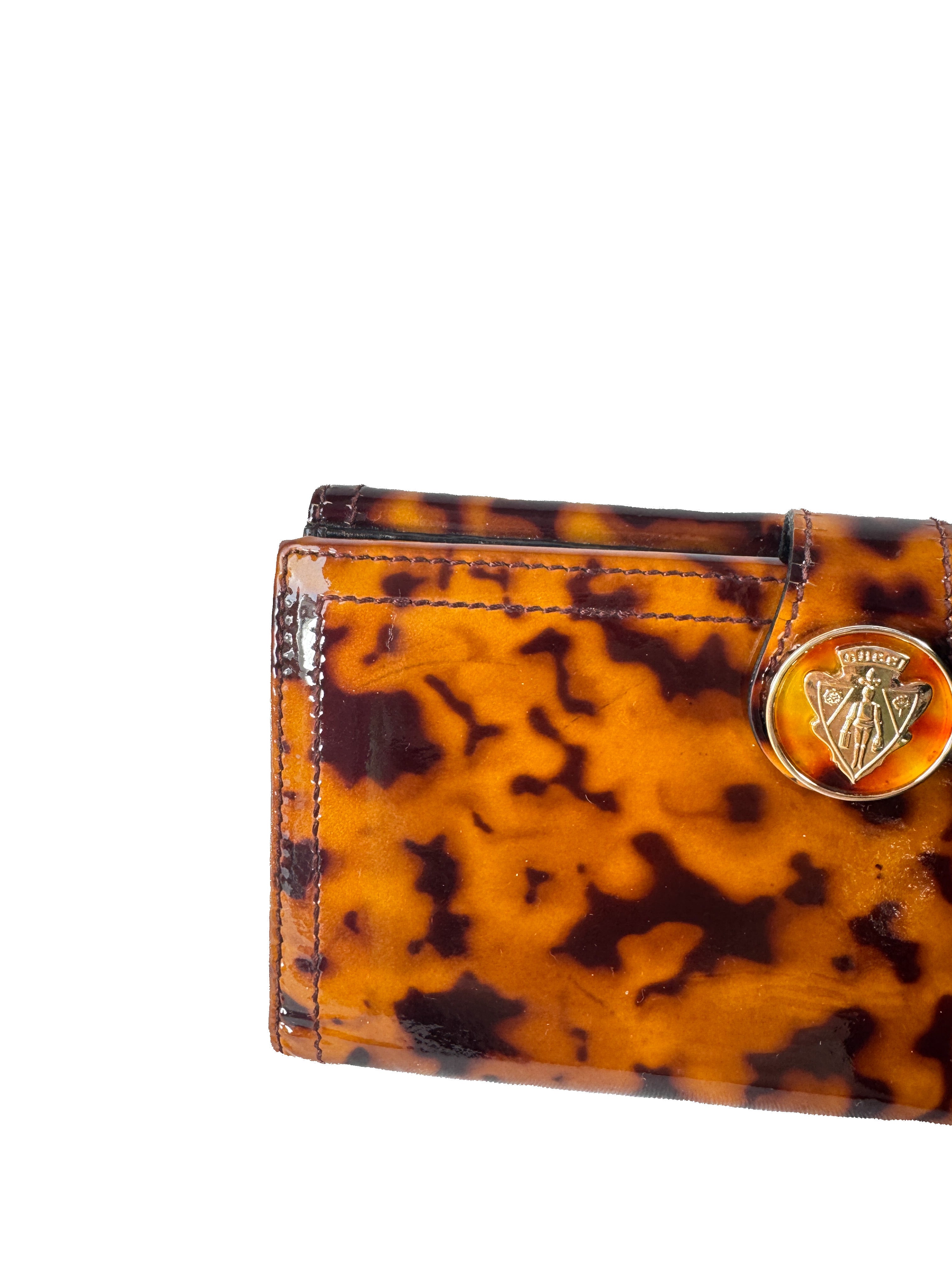Gucci patent leather tortoise Hysteria wallet 1903502883