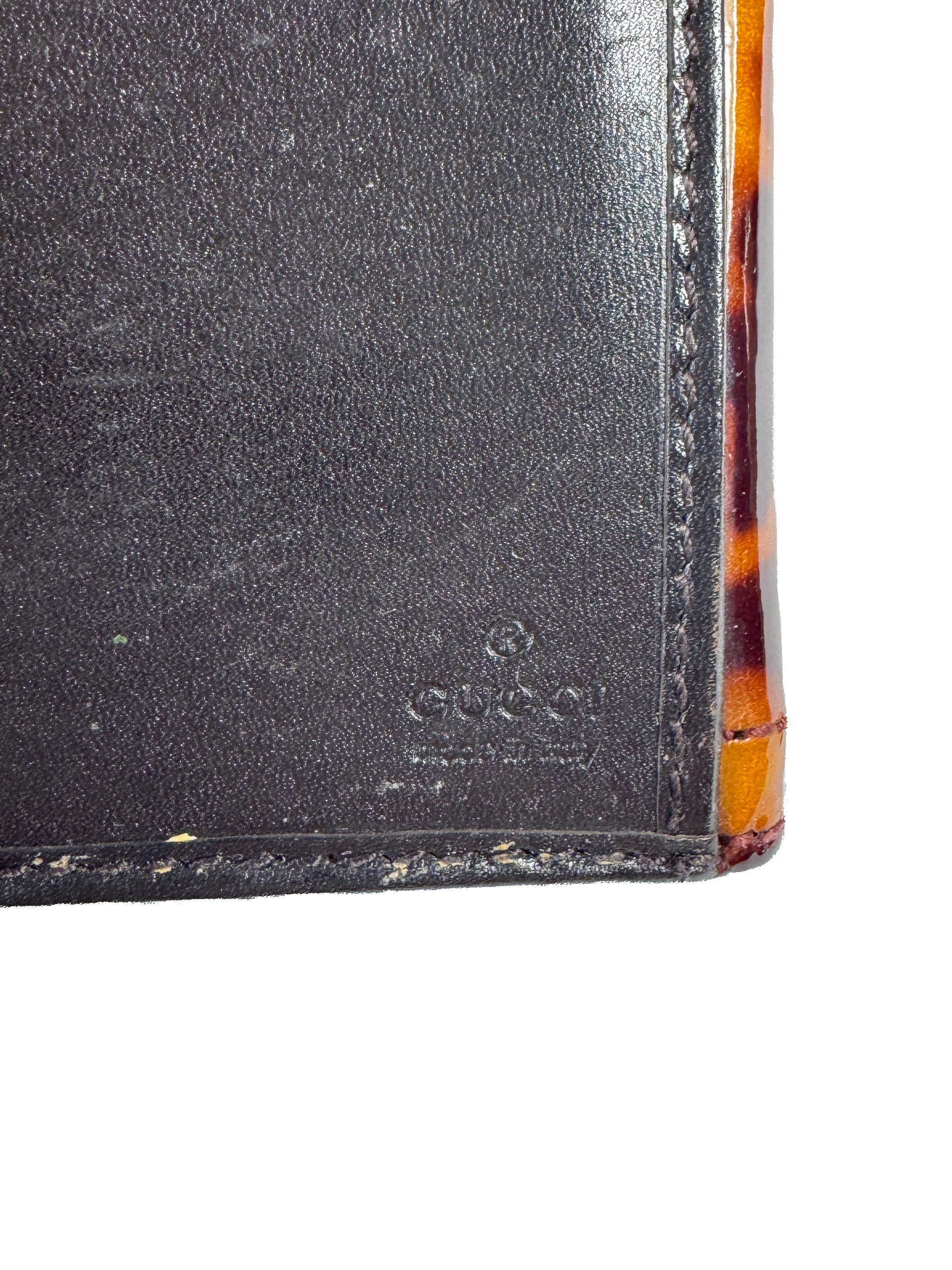 Gucci patent leather tortoise Hysteria wallet 1903502883