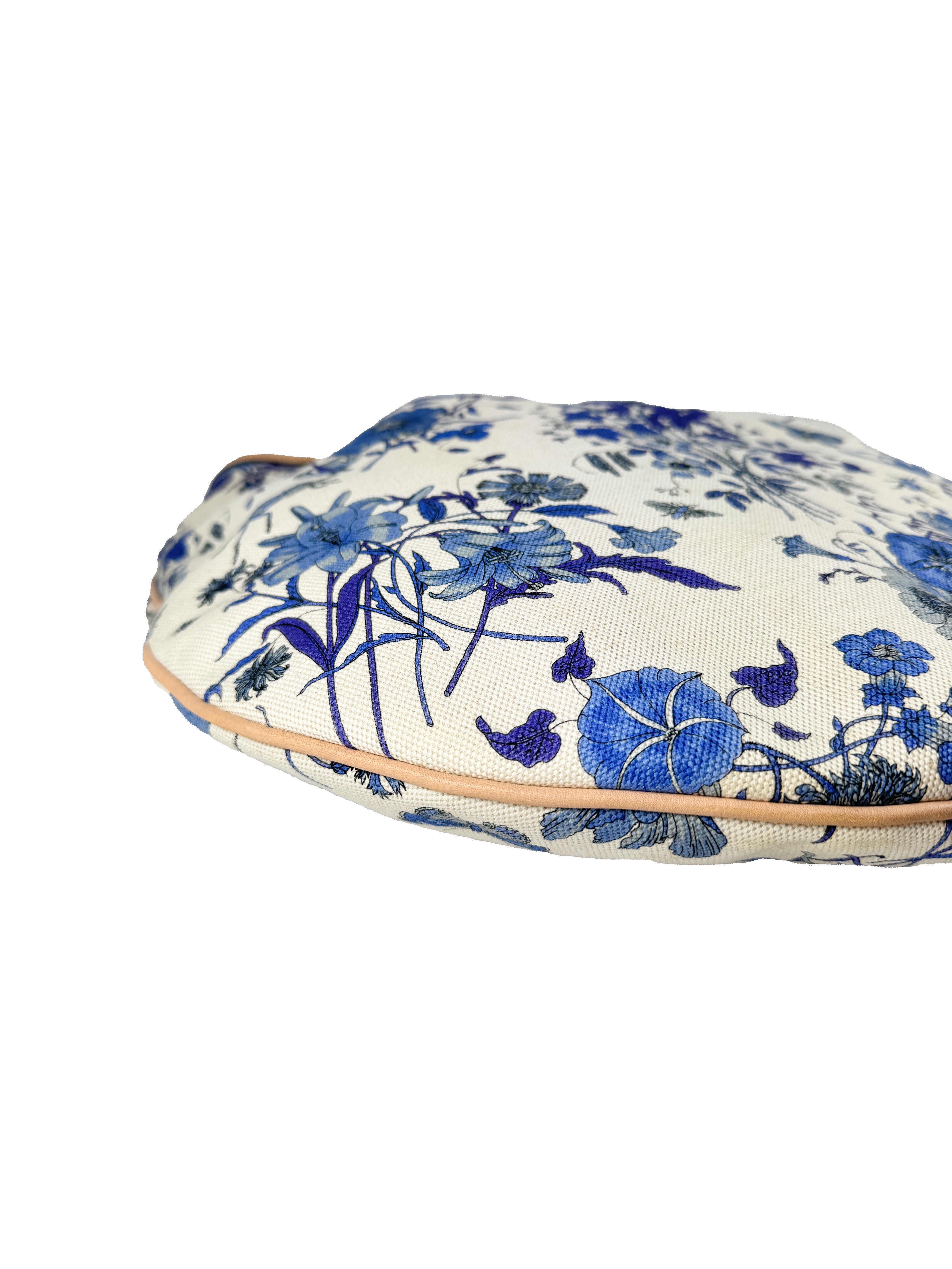 Gucci blue Flora Wave horsebit hobo 170014 2123