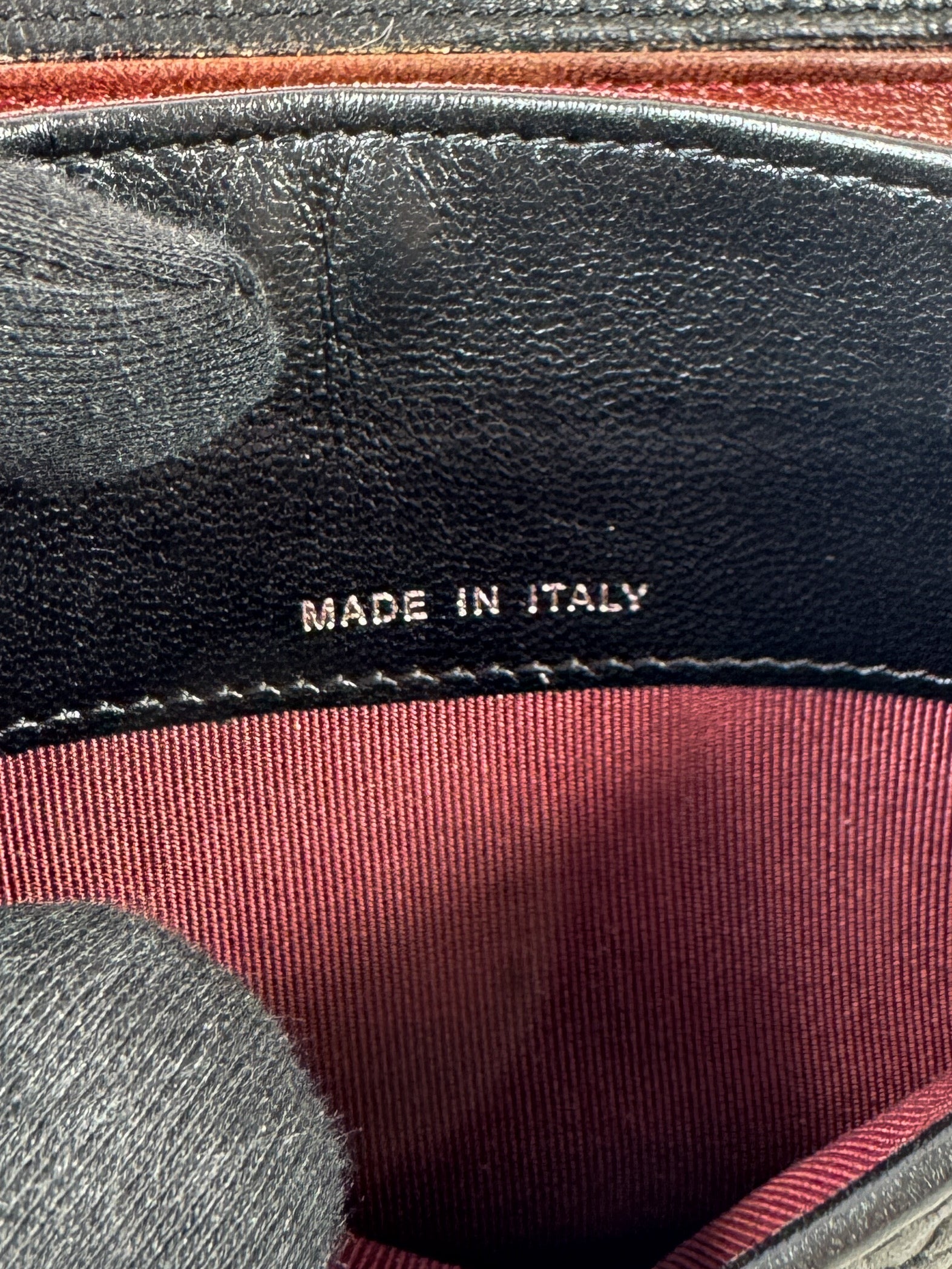 Chanel black leather flap cardholder wallet 13307144